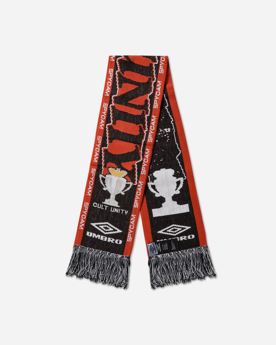 Umbro Cult Unity Scarf Black / Red, view 2