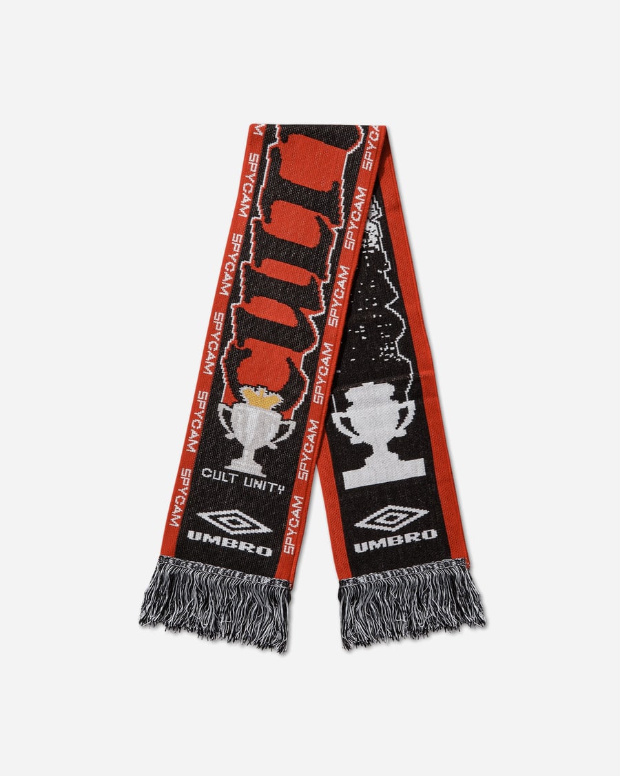 Umbro Cult Unity Scarf Black / Red, view 3