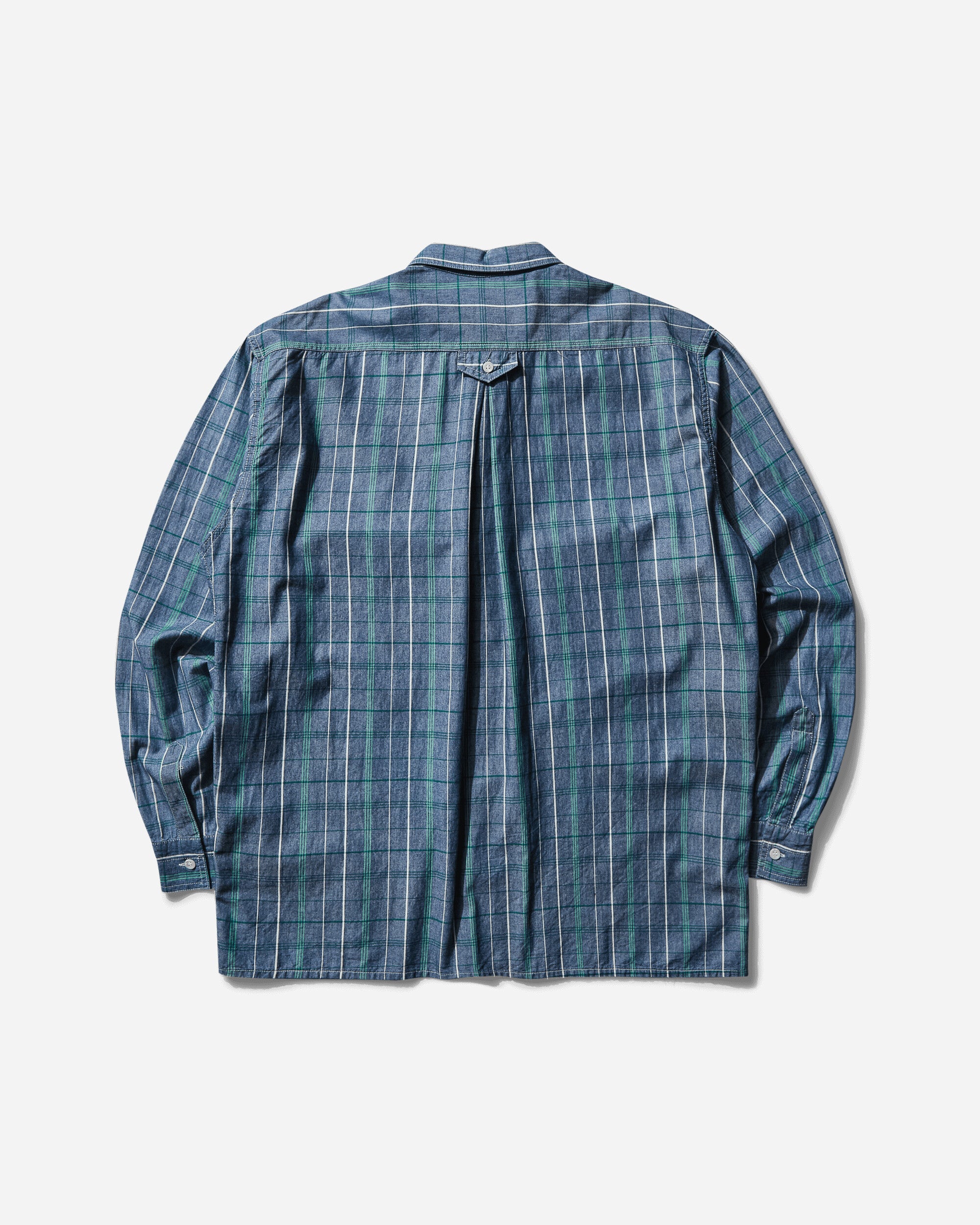 Pezze Vintage Men's Checked Shirt Blue, view 2