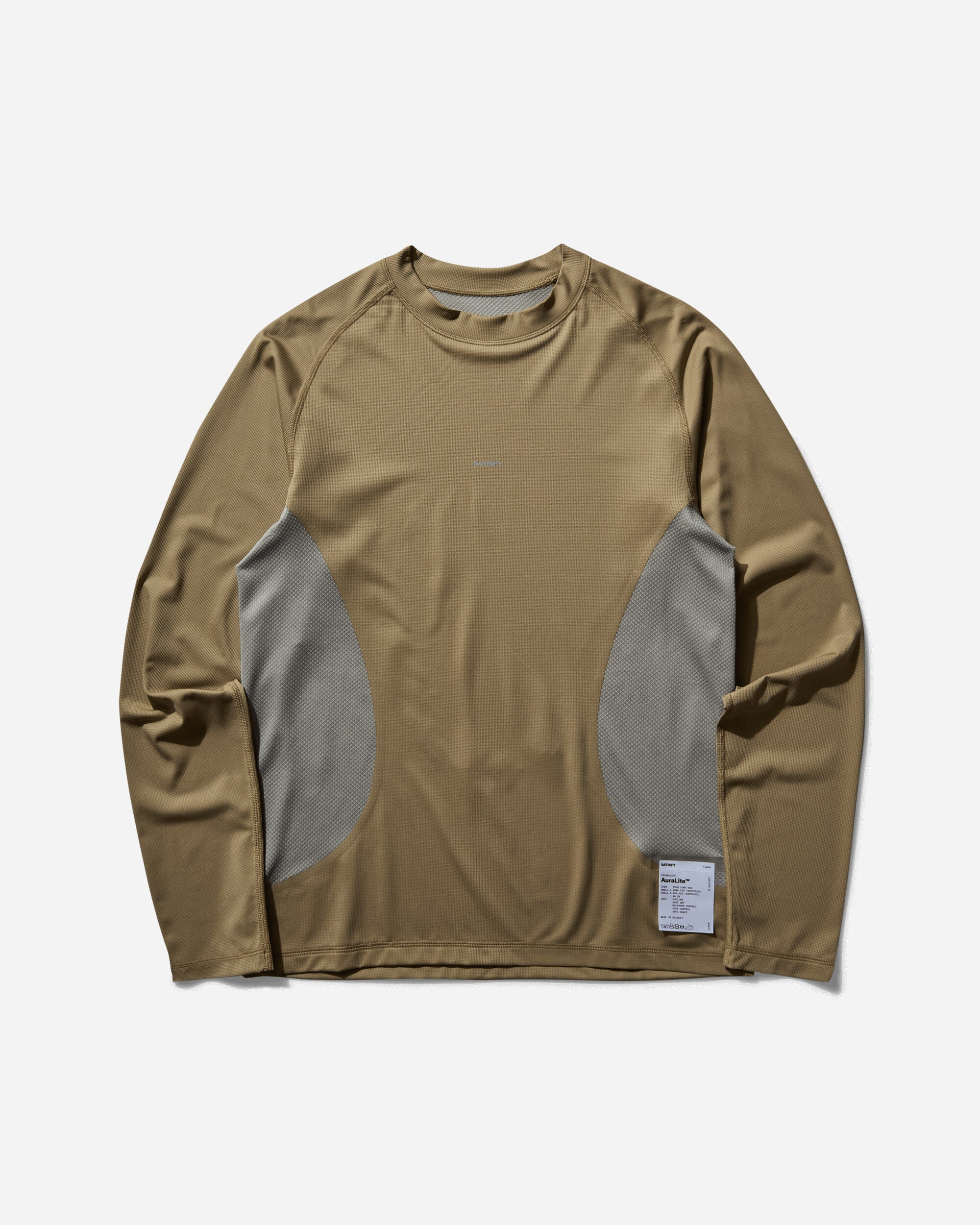 Satisfy Men's AuraLite Tech Longsleeve T-Shirt Army Green