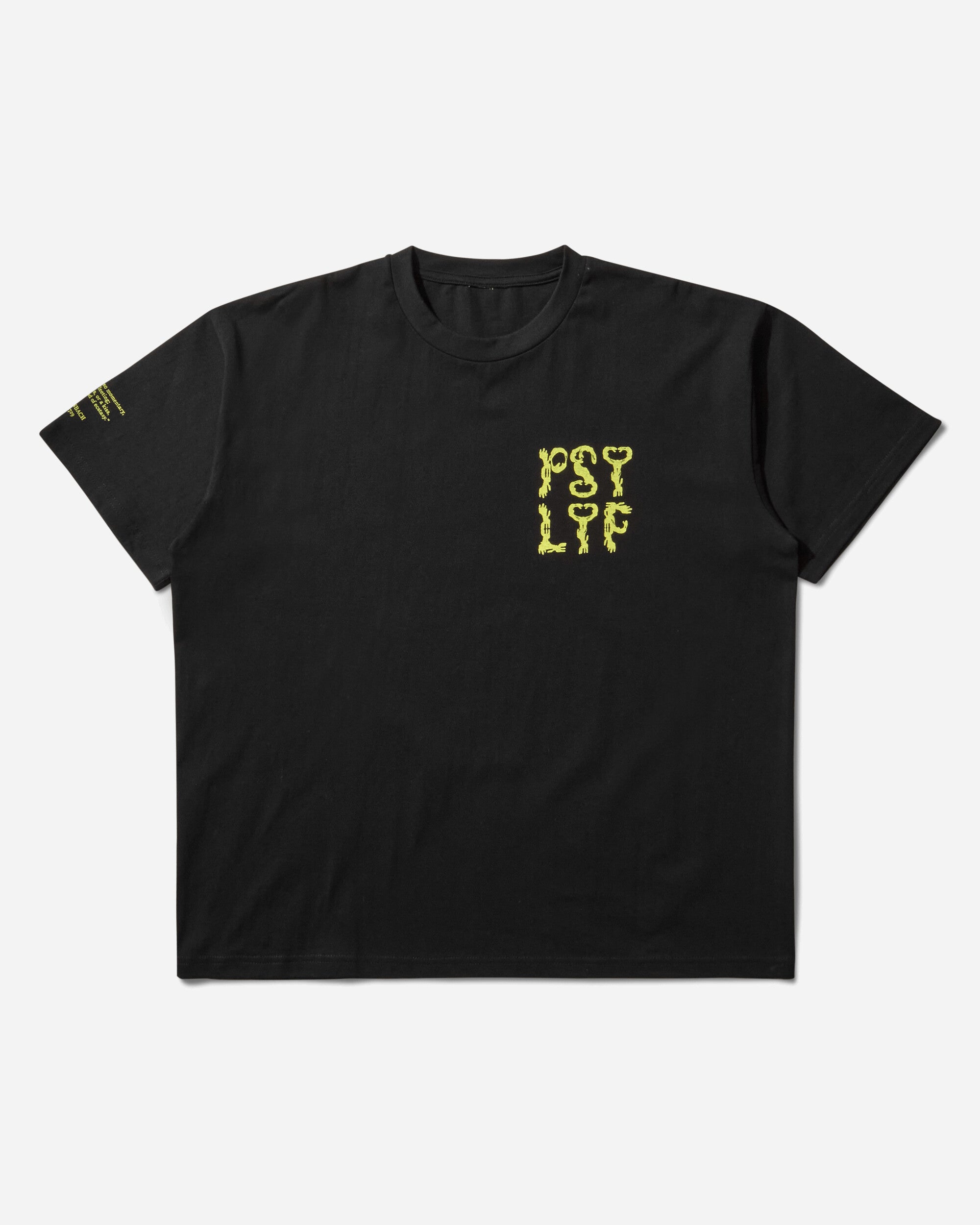 PSY LYF Logo T-Shirt Black