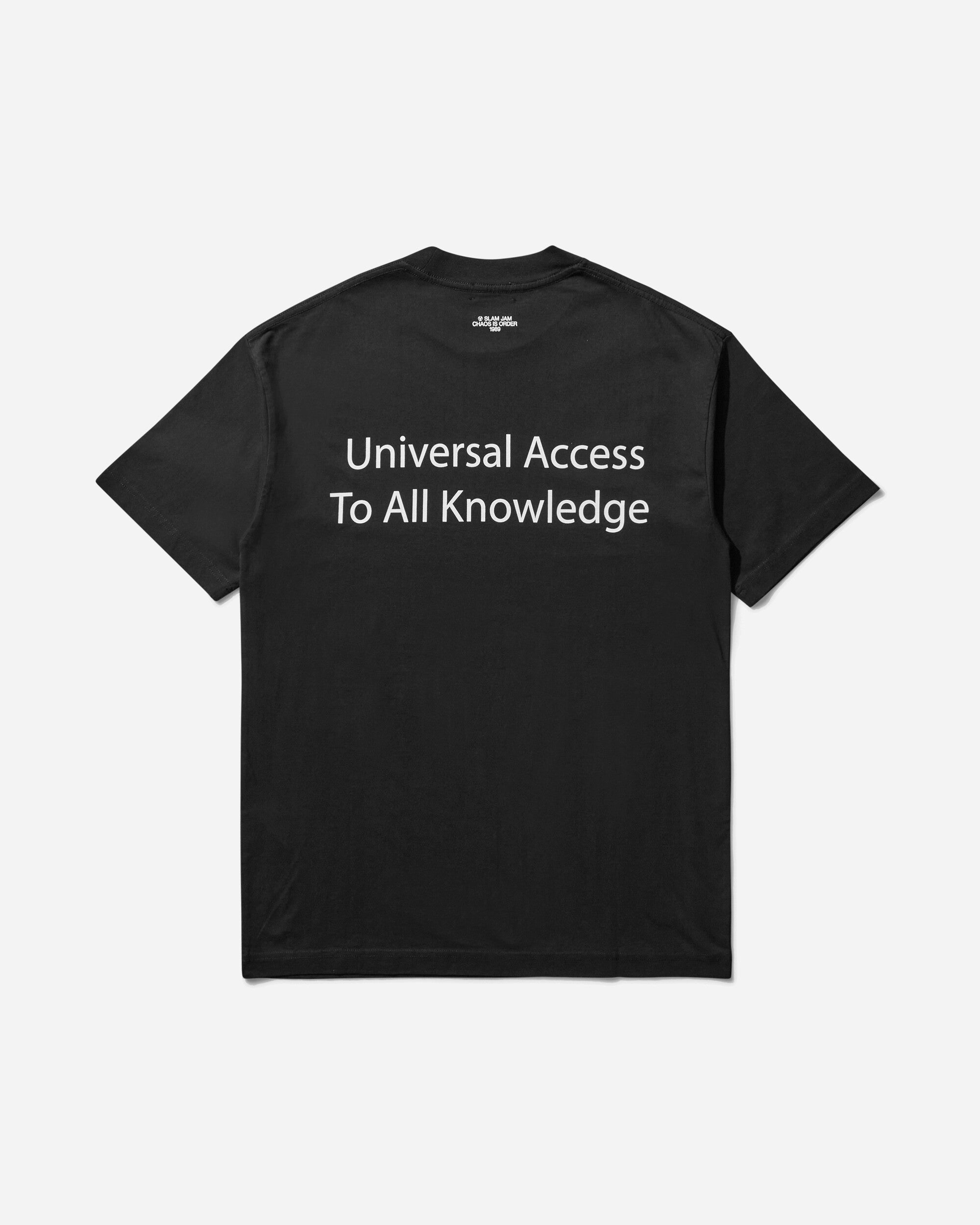 Slam Jam Temple T-Shirt Black, view 2