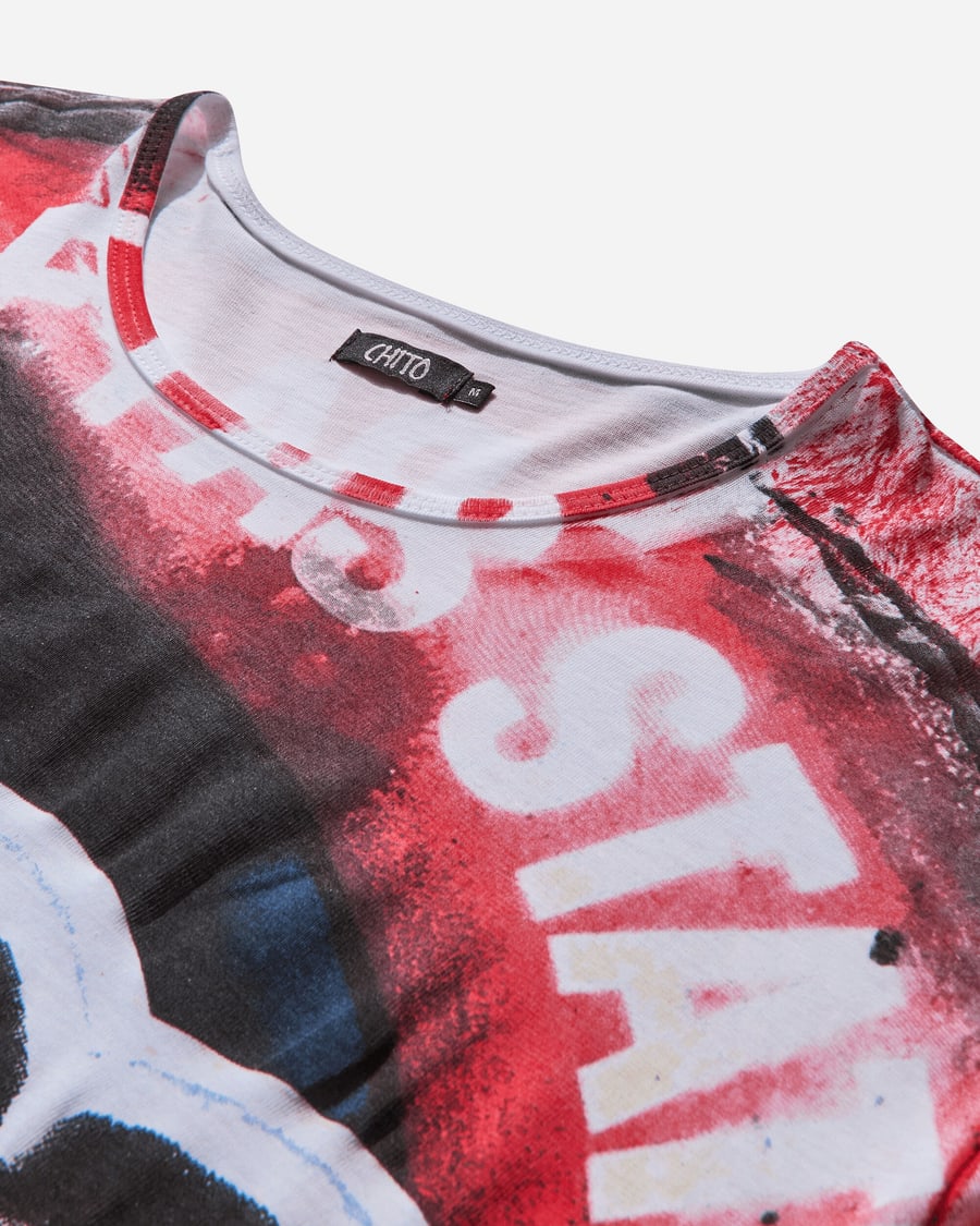 Chito Men's Paris T-Shirt Red, view 3