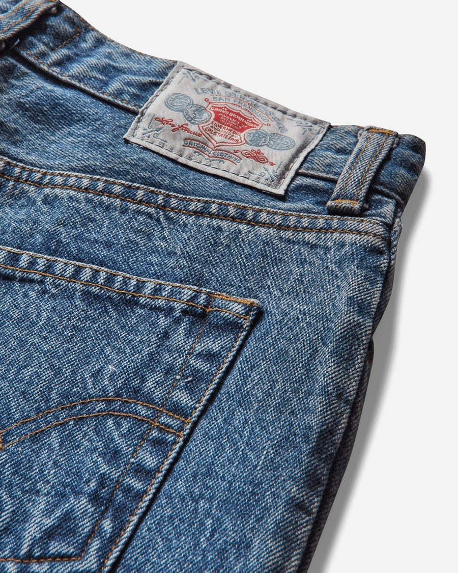 Pezze Vintage Women's Silver Tab Deadstock Jeans Blue, view 4