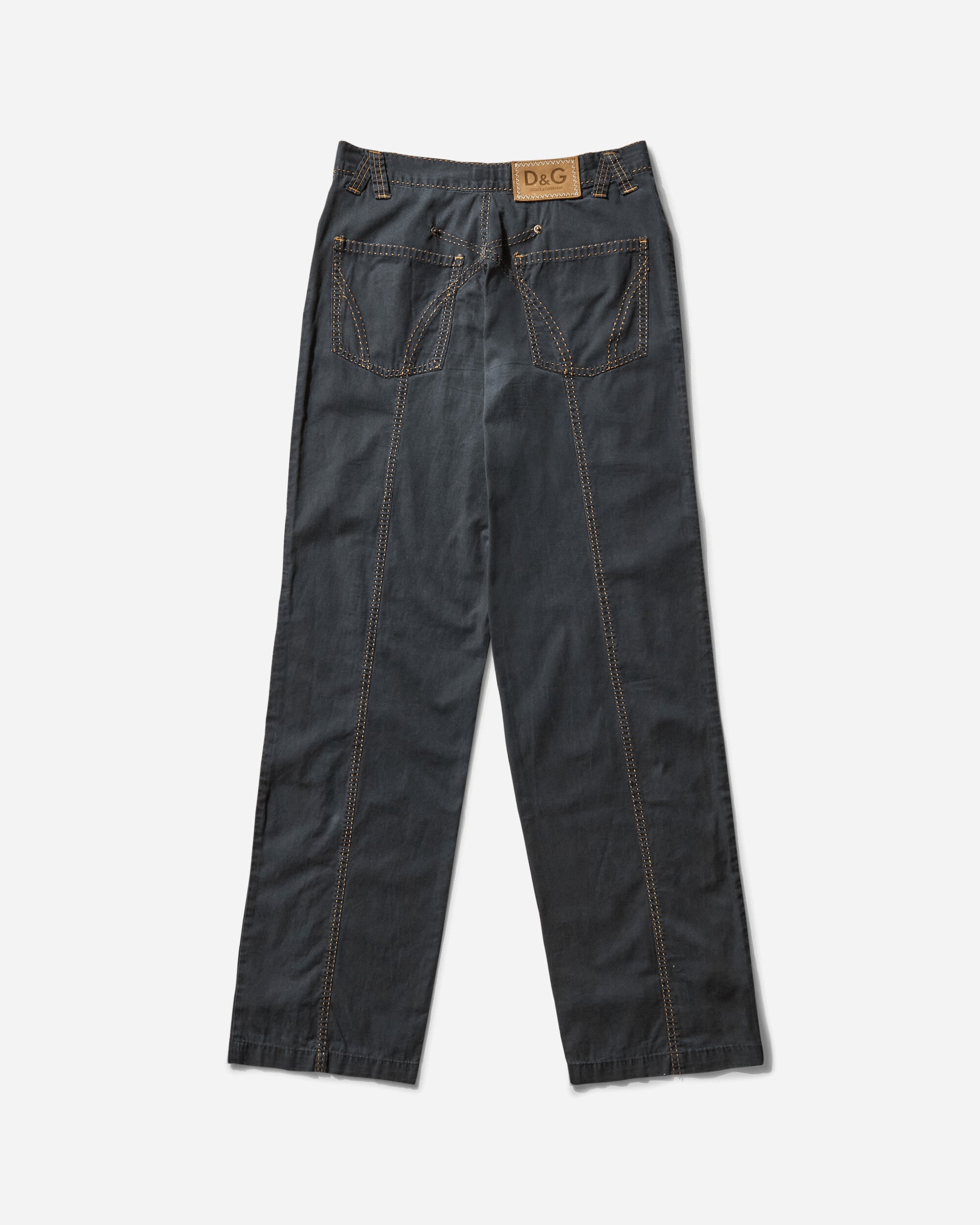 Pezze Vintage Women's Stitches Trousers Black, view 2