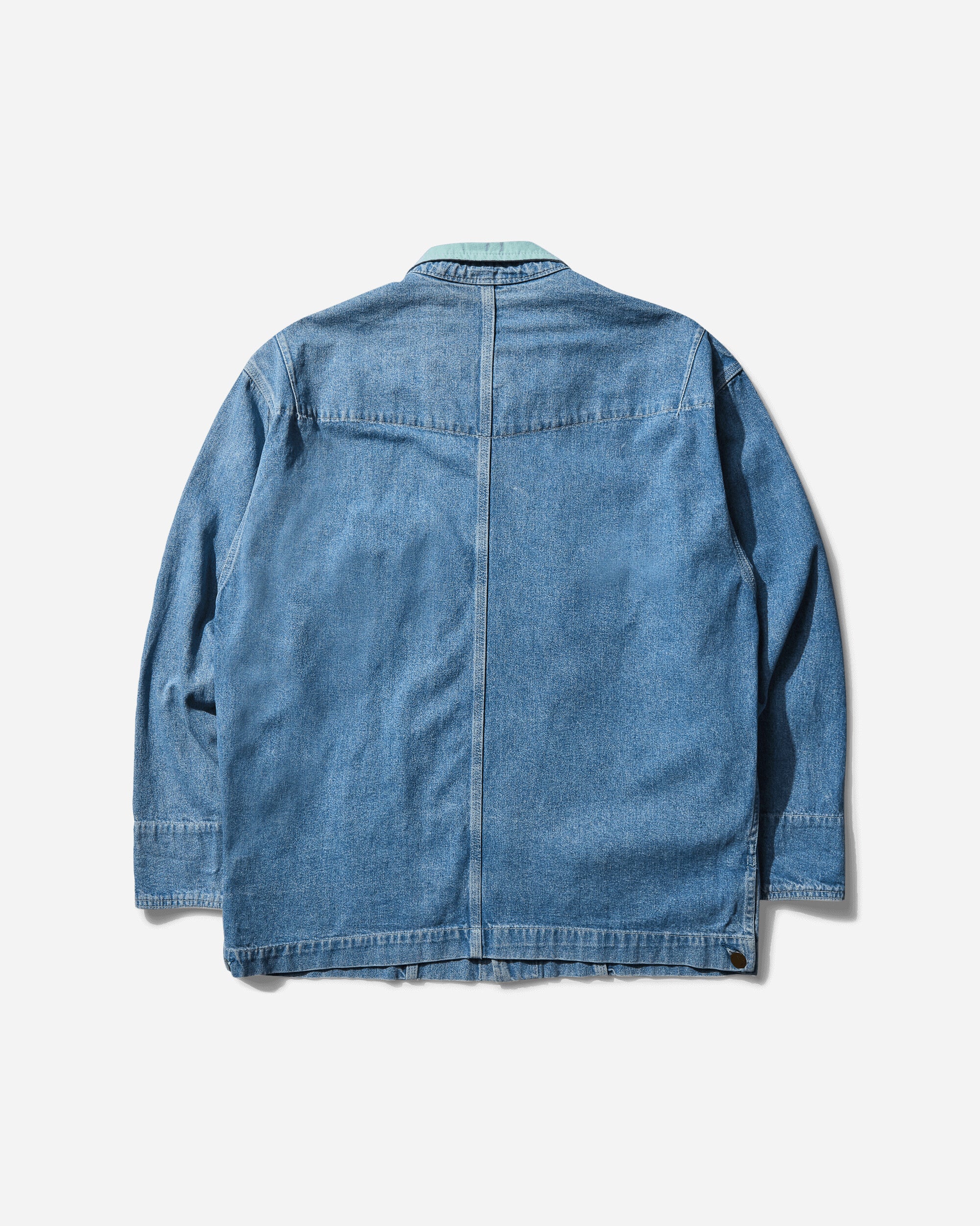 Pezze Vintage Men's Denim Work Jacket Blue, view 2