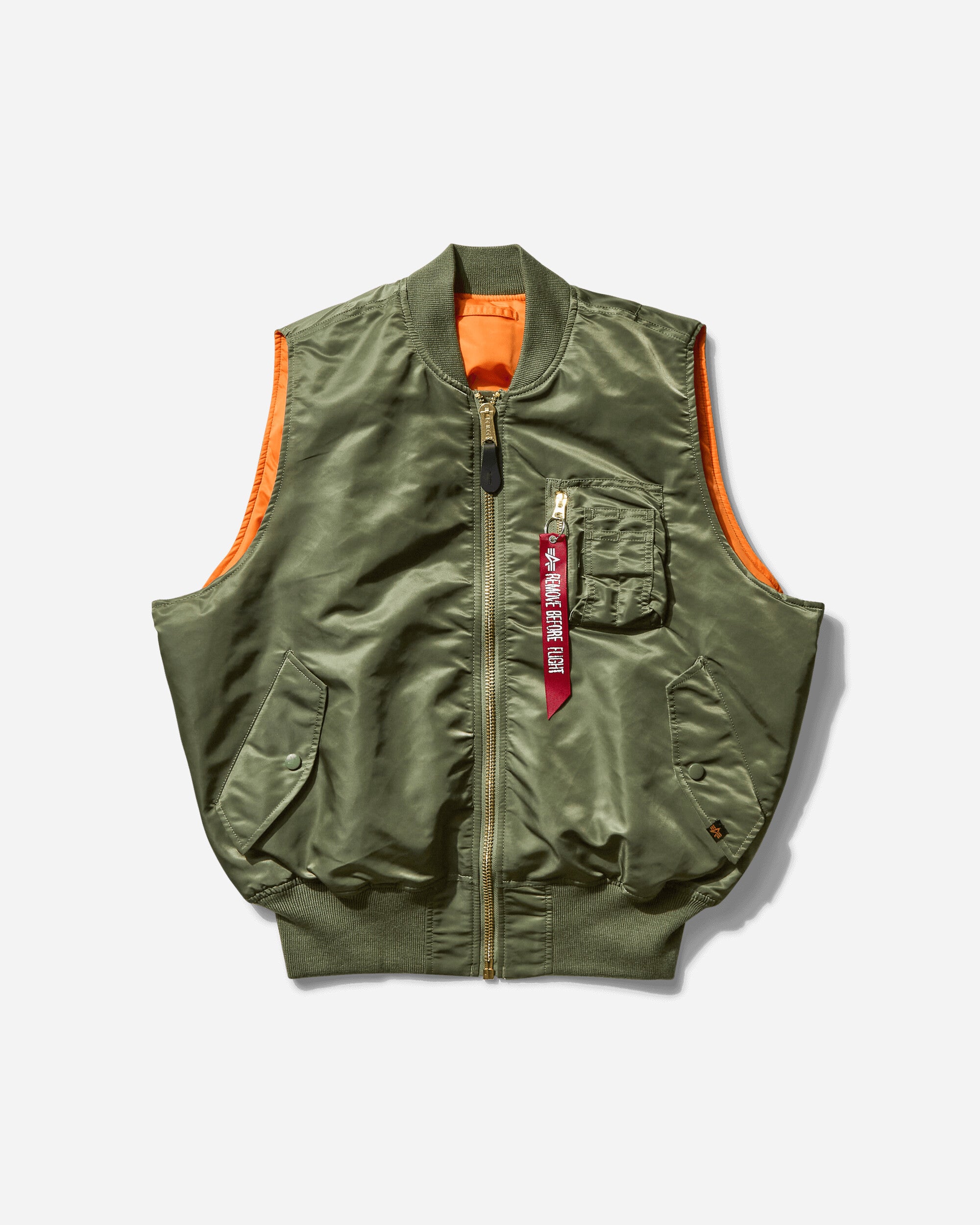 Alpha Industries Men's MA-1 Heritage Vest Sage Green