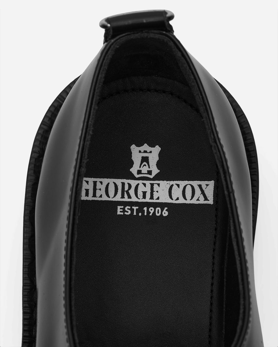 George Cox Ripple Derby Black, view 6