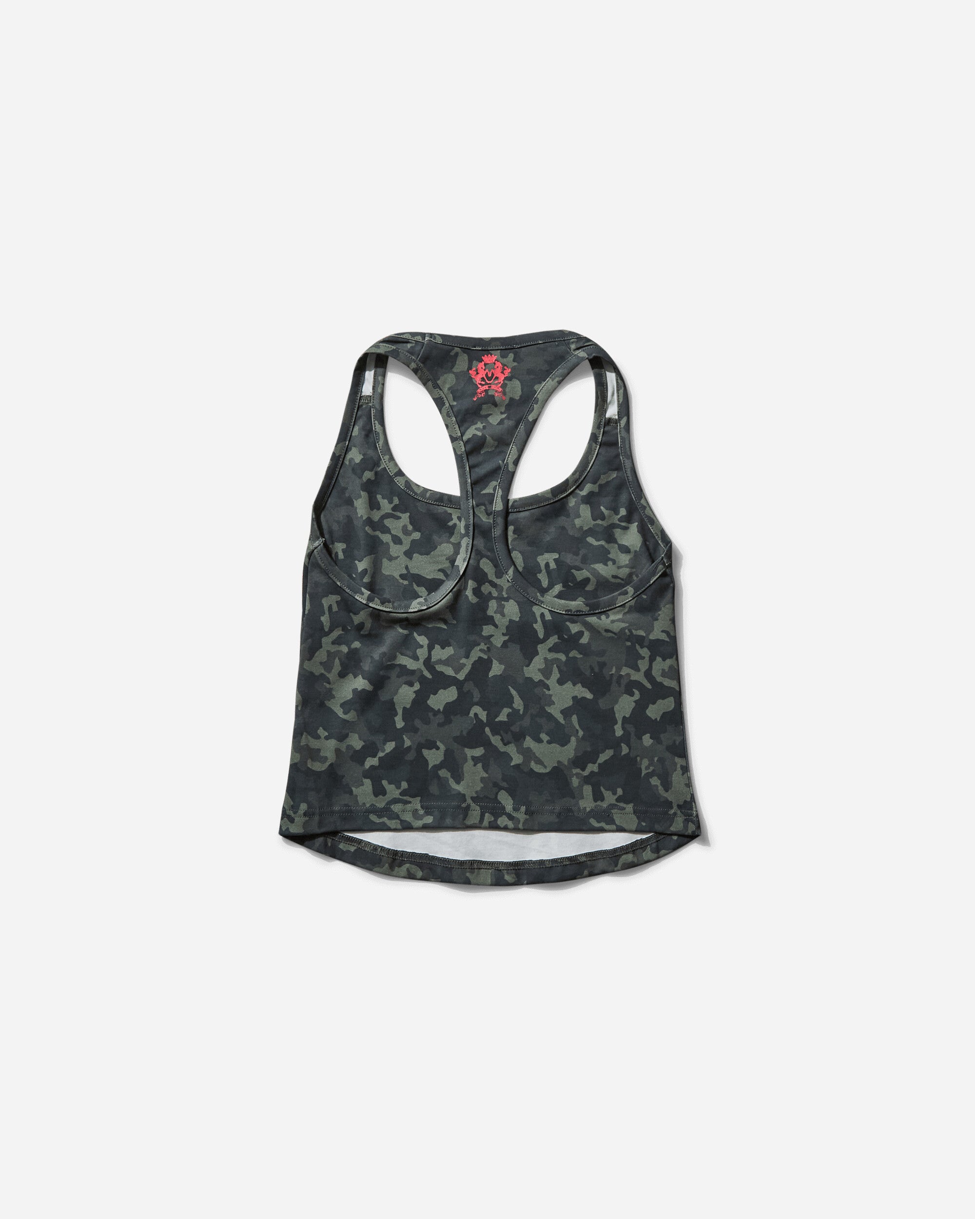 Nii Hai Women's Camo Print Vest Top Green, view 2