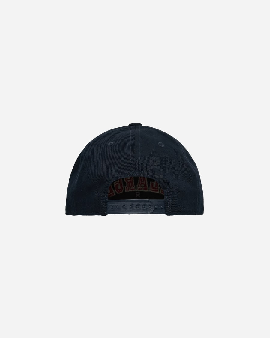 XLARGE Round Logo Snapback Cap Navy, view 4