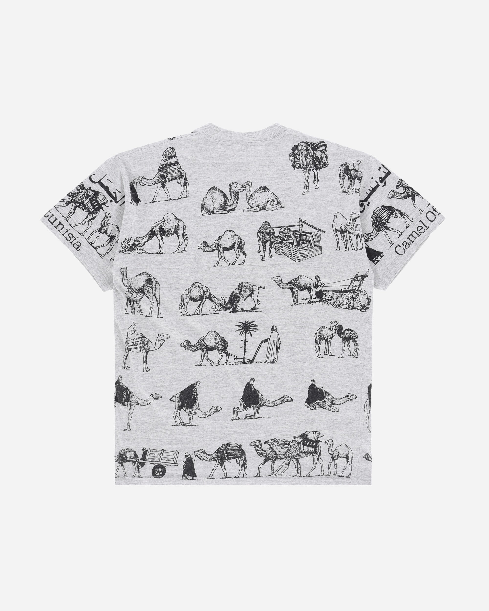 Pezze Vintage Men's Camel Of Tunisia T-Shirt Grey, view 2