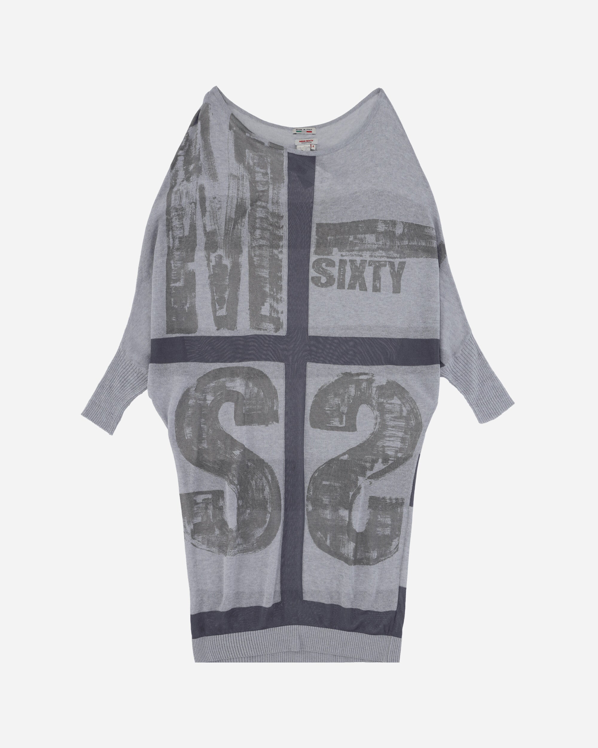 Pezze Vintage Women's Mesh Dress Grey