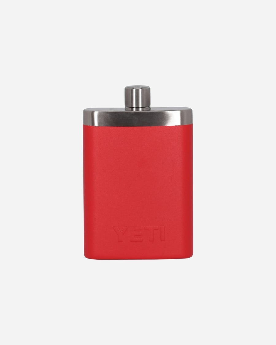 YETI Rambler Flask Rescue Red, view 2