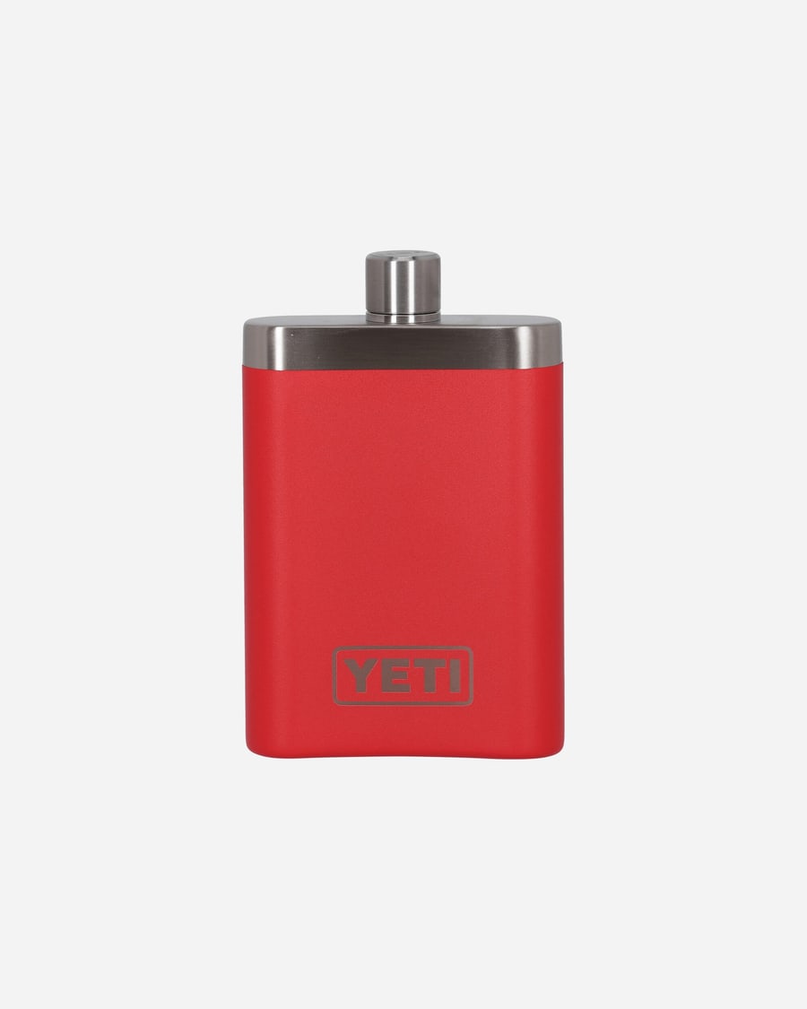YETI Rambler Flask Rescue Red, view 3