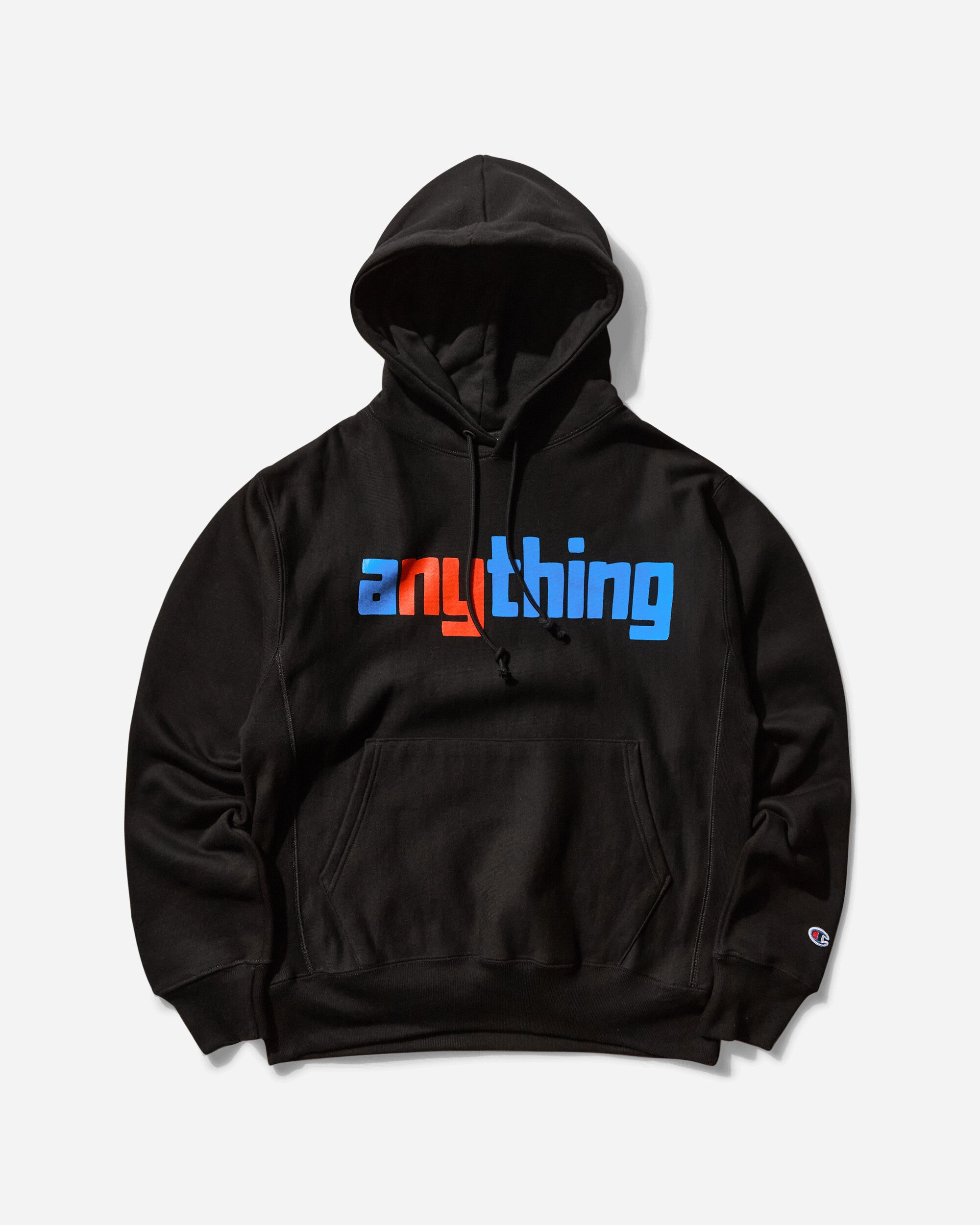 aNYthing Men's Speedball Logo Hoodie Black