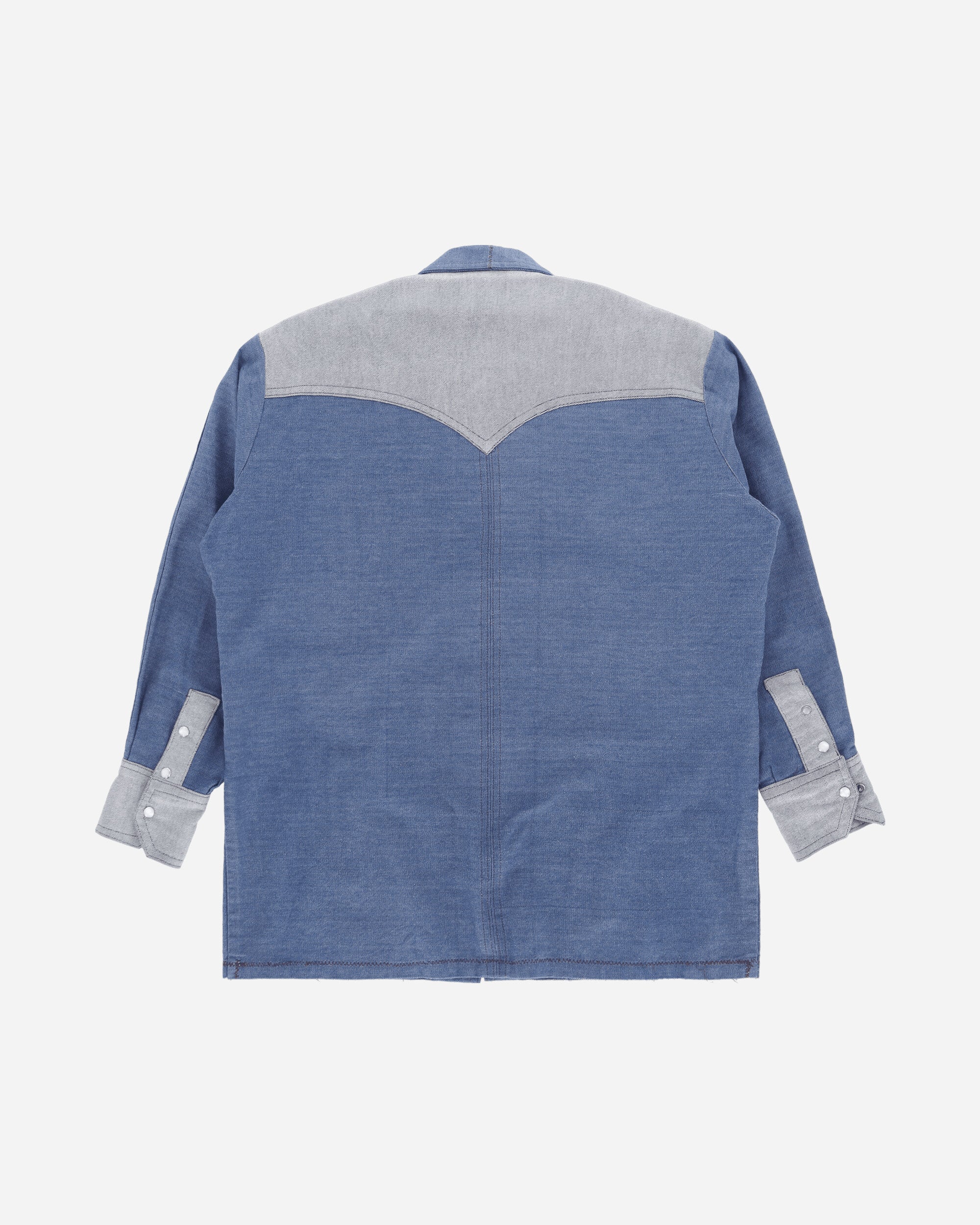Pezze Vintage Men's 70s Denim Shirt Blue, view 2