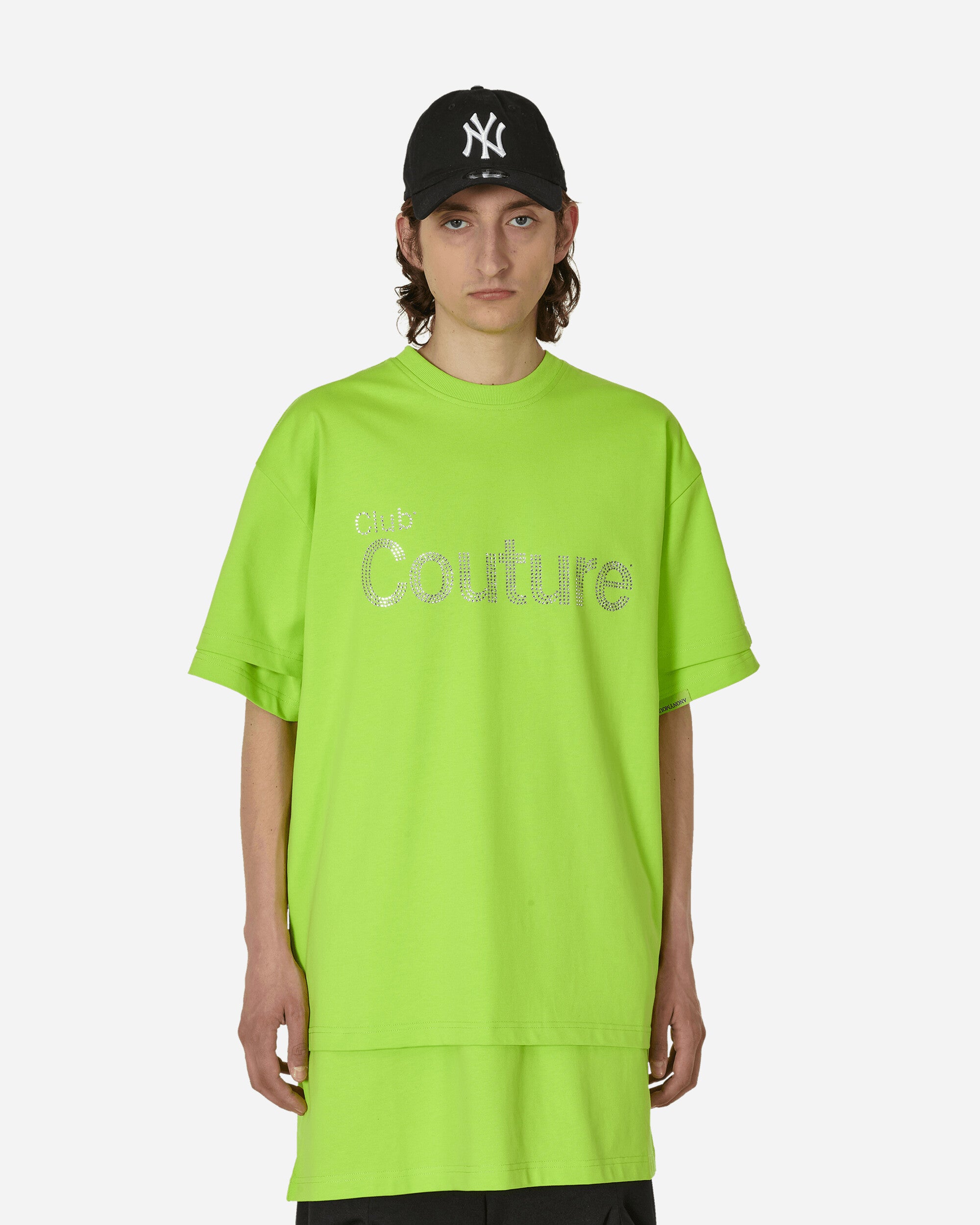 Anonymous Club Club Couture 2 Pack Boxy & Tall T-Shirt Acid Green