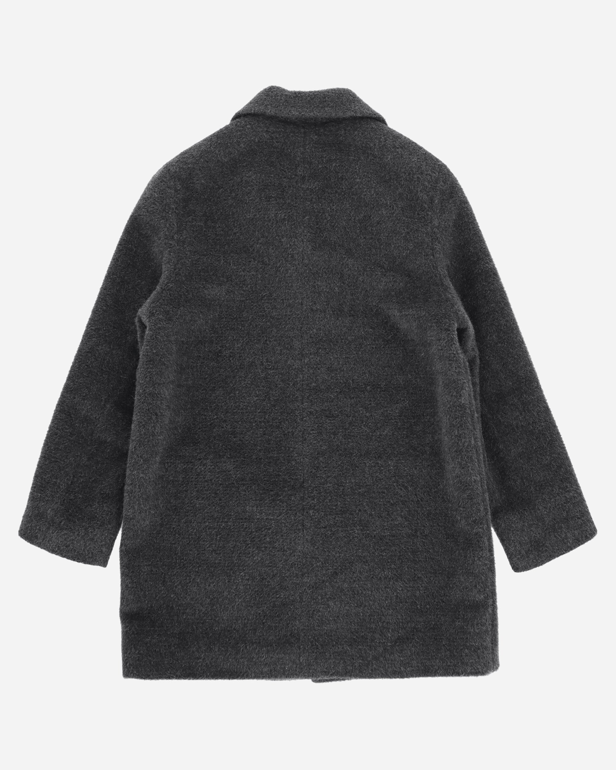 Pezze Vintage Women's Mohair & Alpaca Coat Grey, view 2