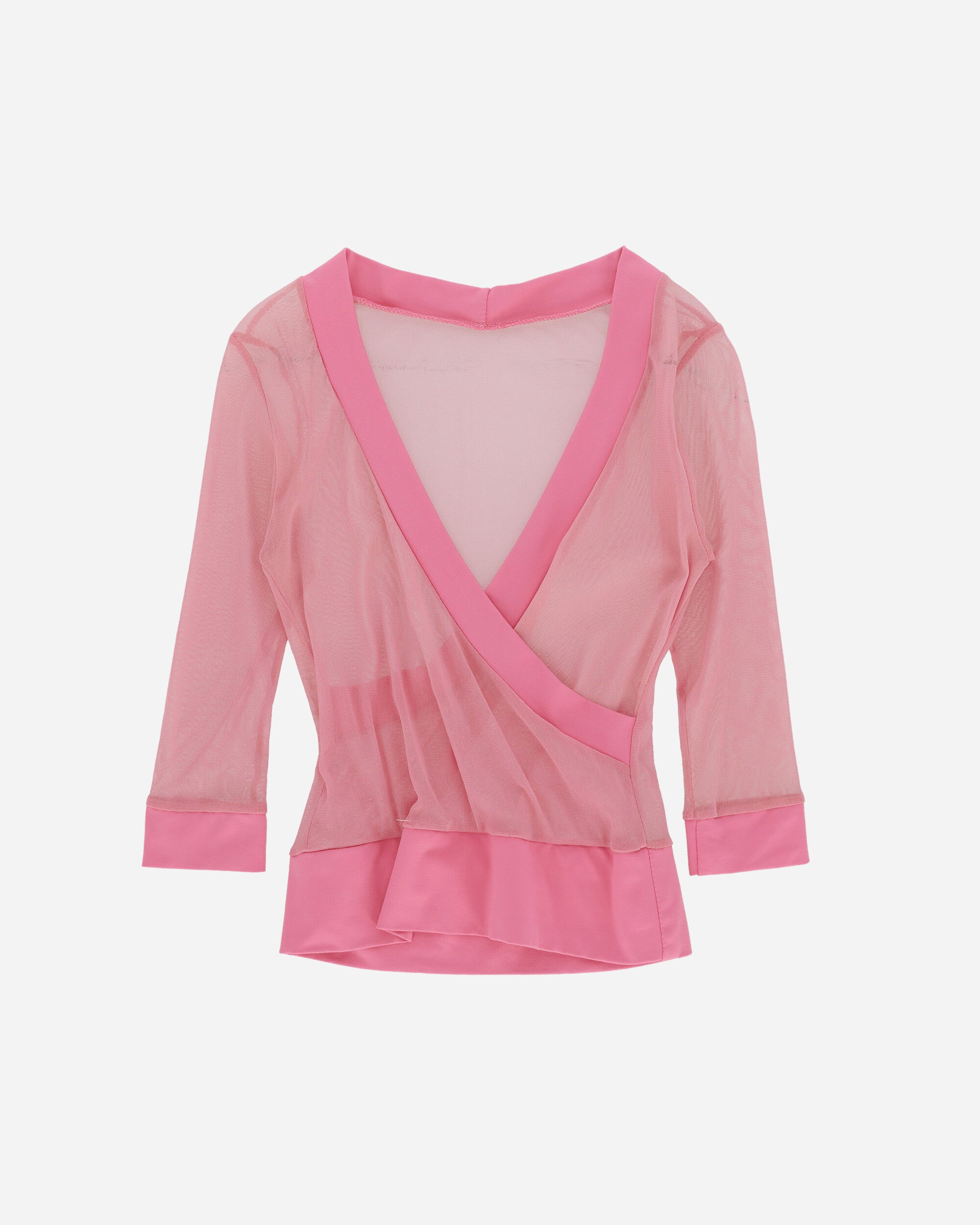 Pezze Vintage Women's Mesh Top Pink