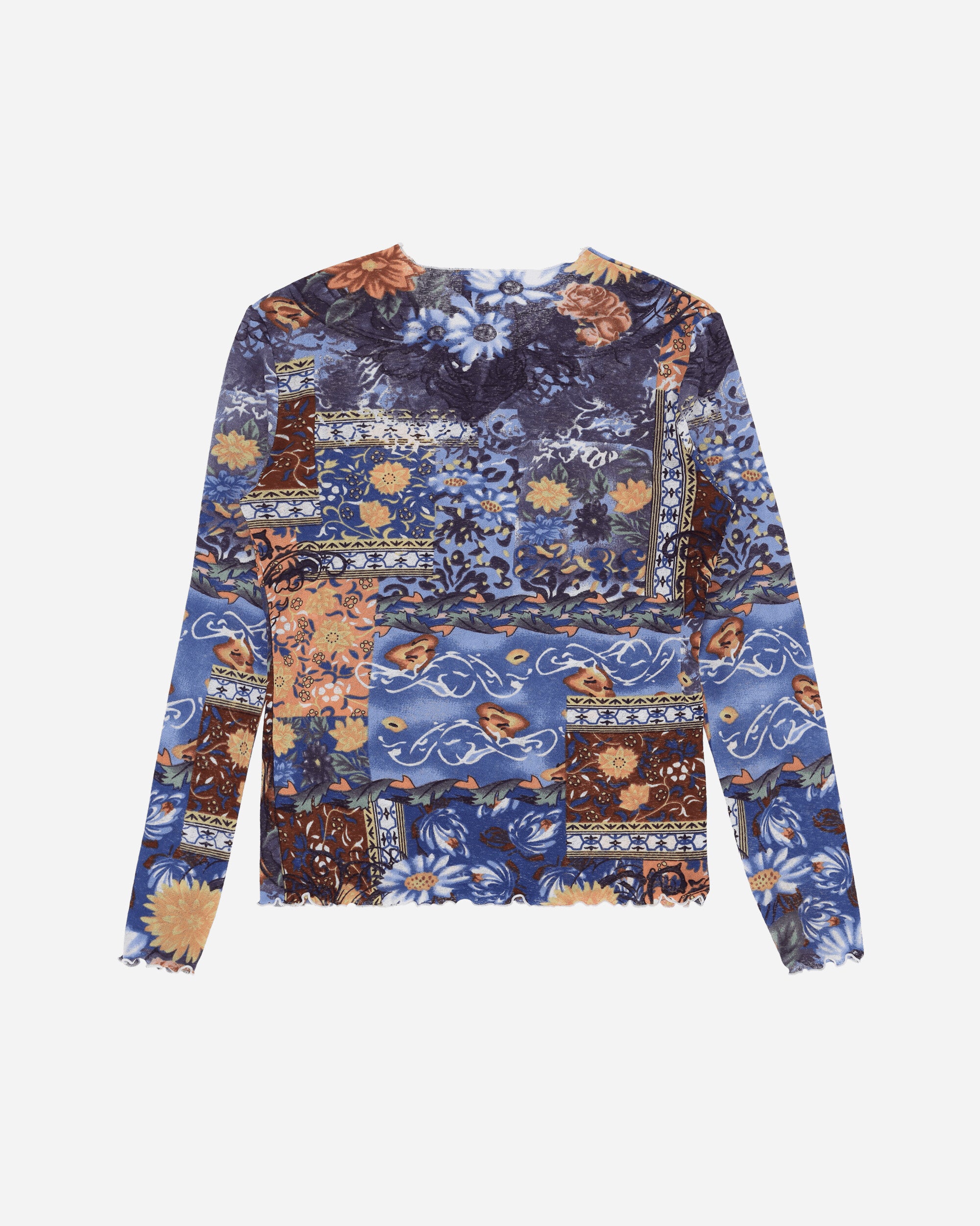 Pezze Vintage Women's Pattern Long Sleeve Top Multicolor, view 2