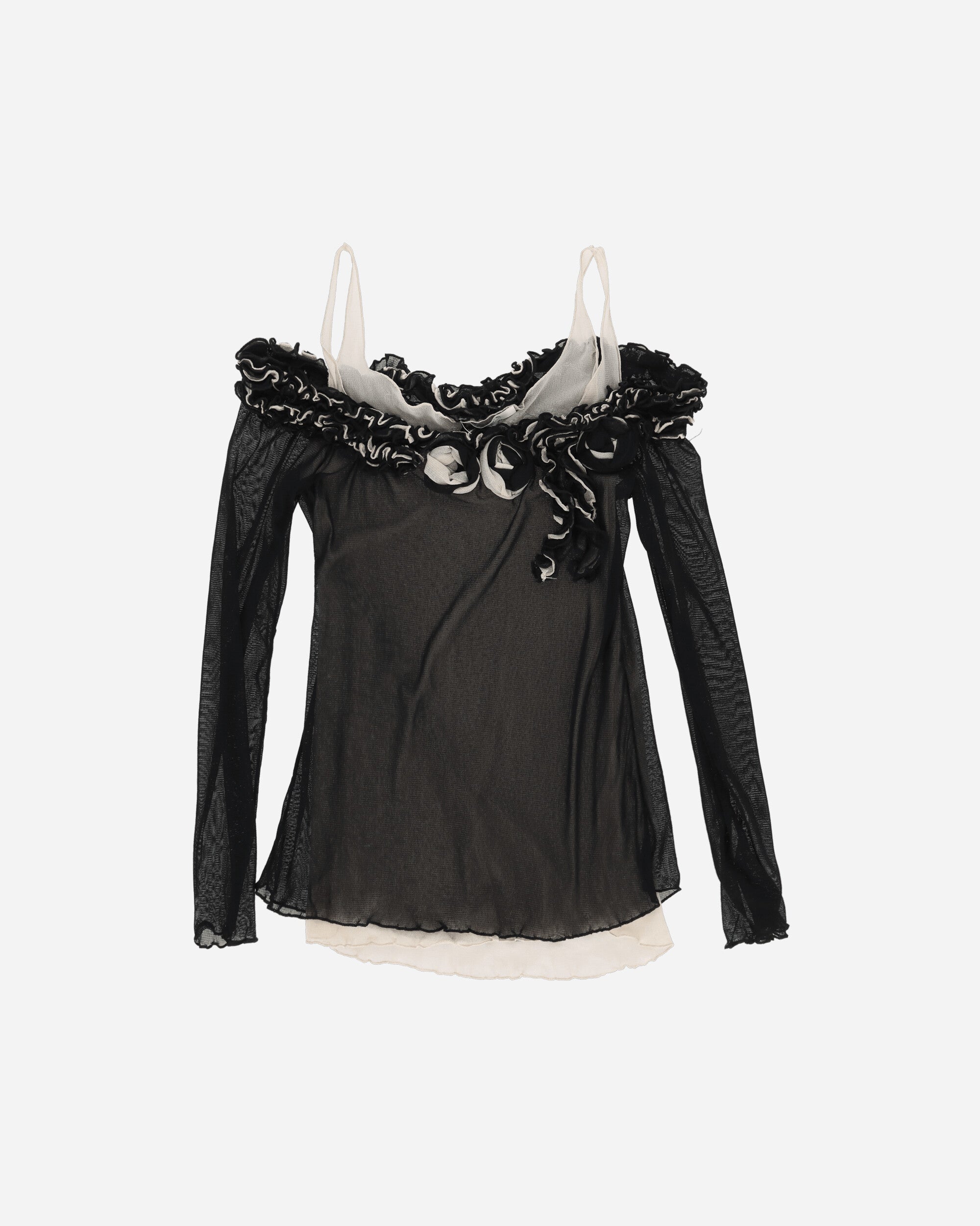 Pezze Vintage Women's Longsleeve Top Black