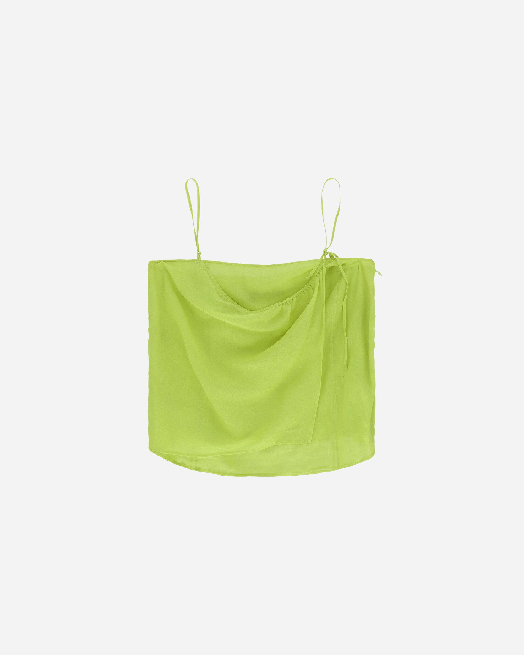 Pezze Vintage Women's Mesh Top Acid Green