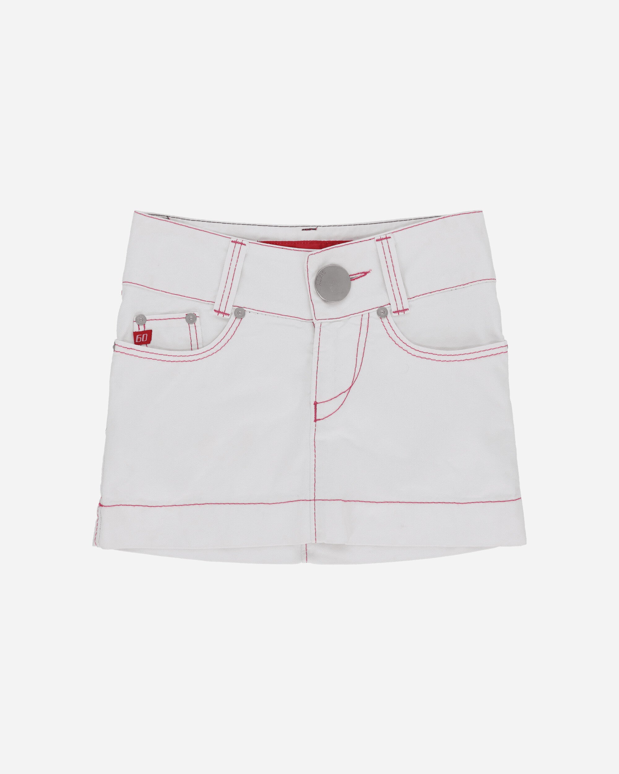 Pezze Vintage Women's Mini Skirt White