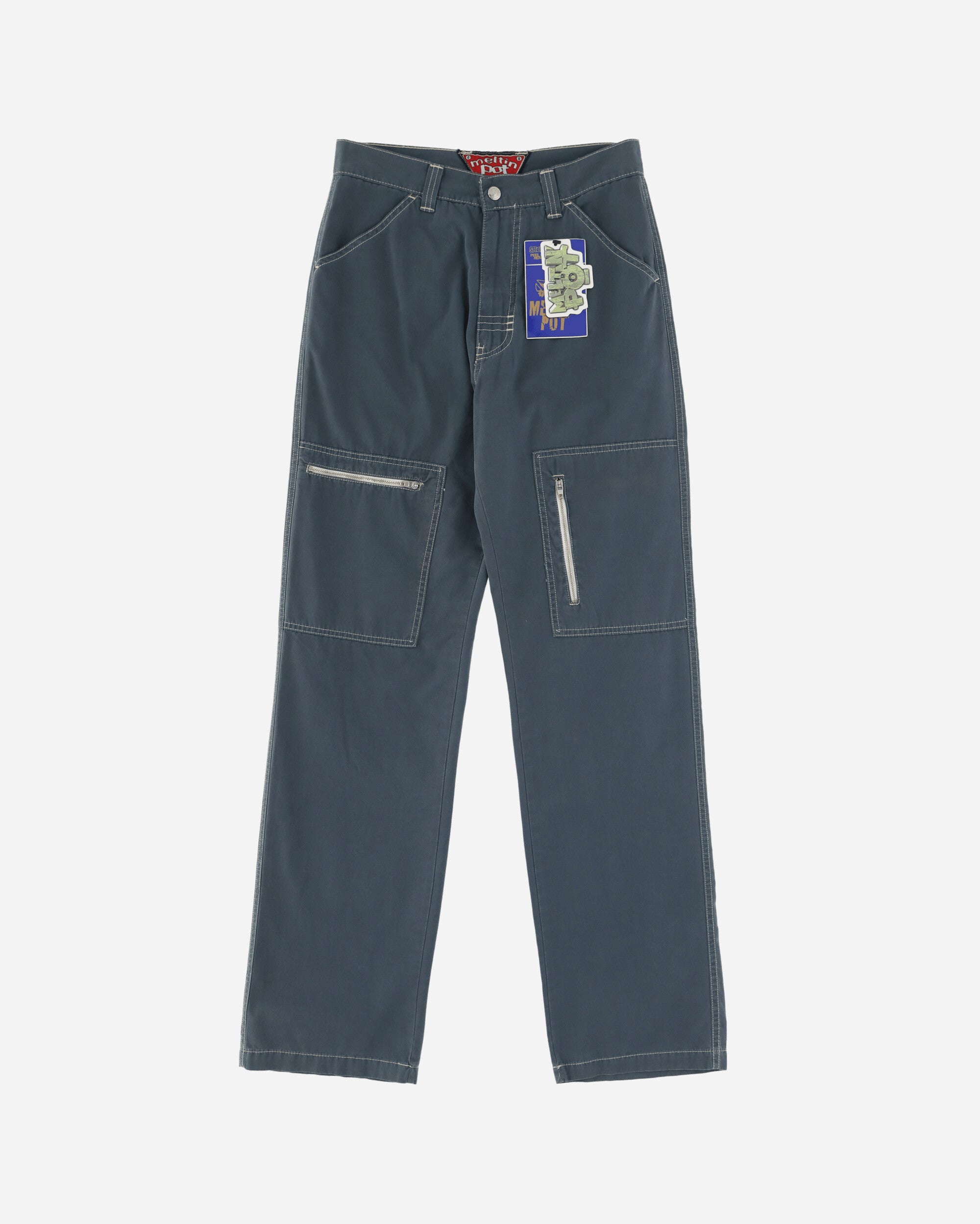 Pezze Vintage Women's Deadstock Cargo Trousers Grey
