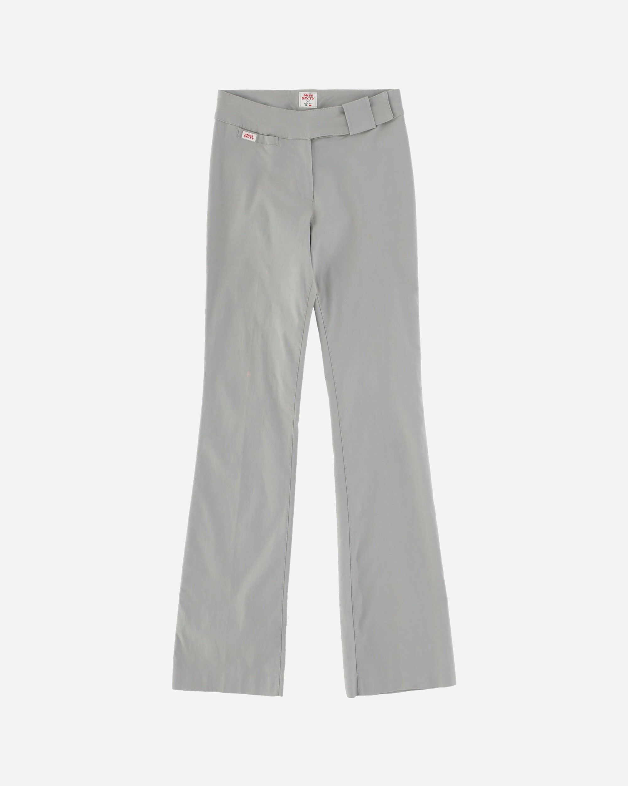 Pezze Vintage Women's Low Waist Deadstock Bootcut Trousers Grey