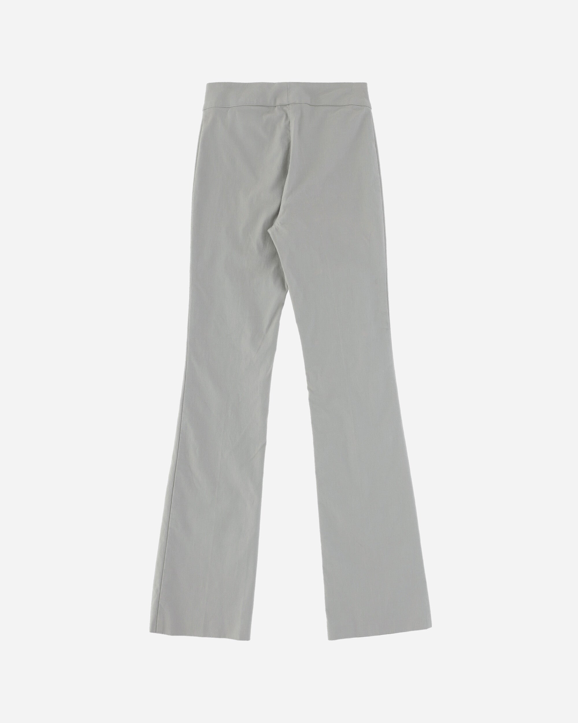 Pezze Vintage Women's Low Waist Deadstock Bootcut Trousers Grey, view 2