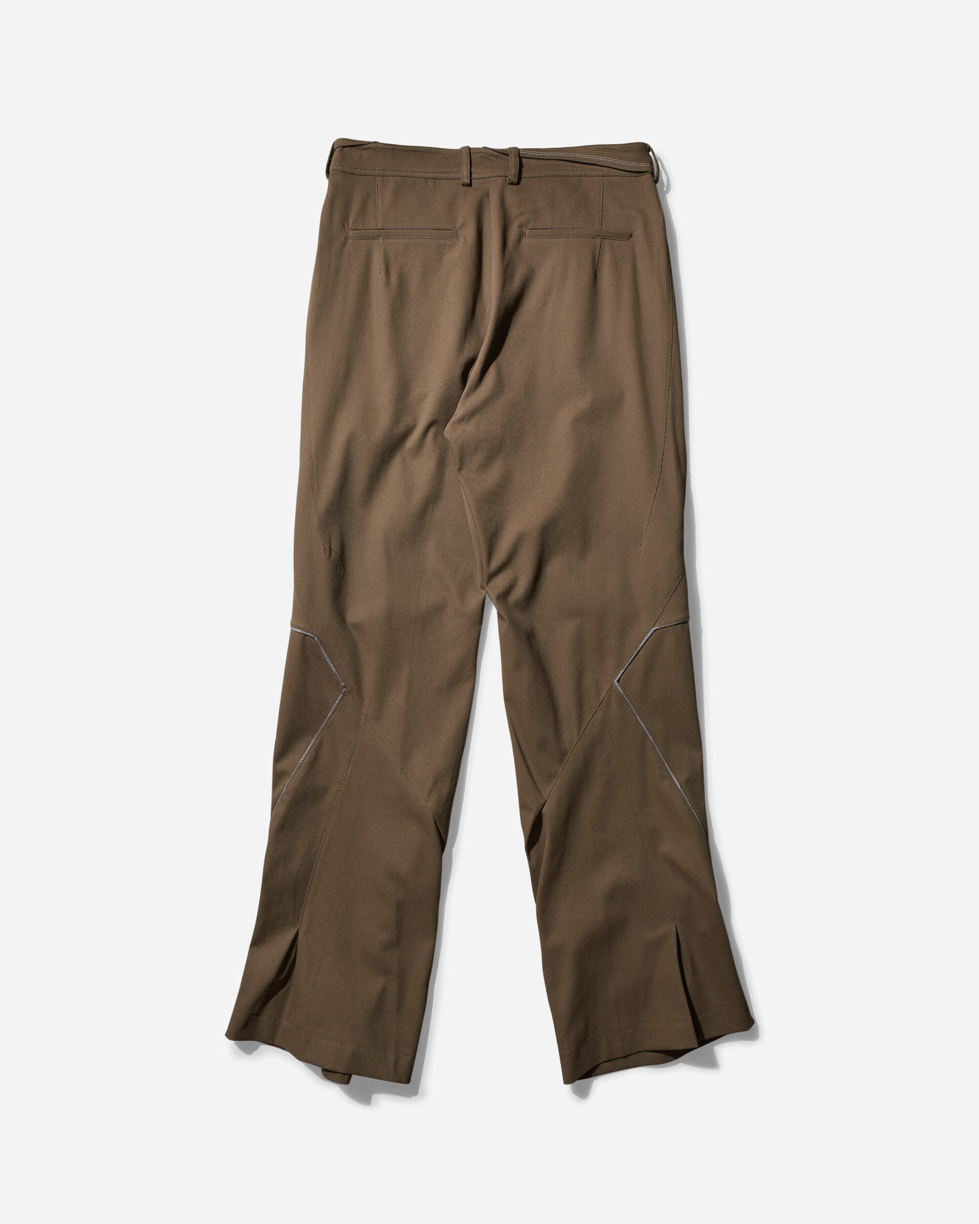 Kiko Kostadinov Men's Ohne K-Dart Trousers Brass Green, view 2