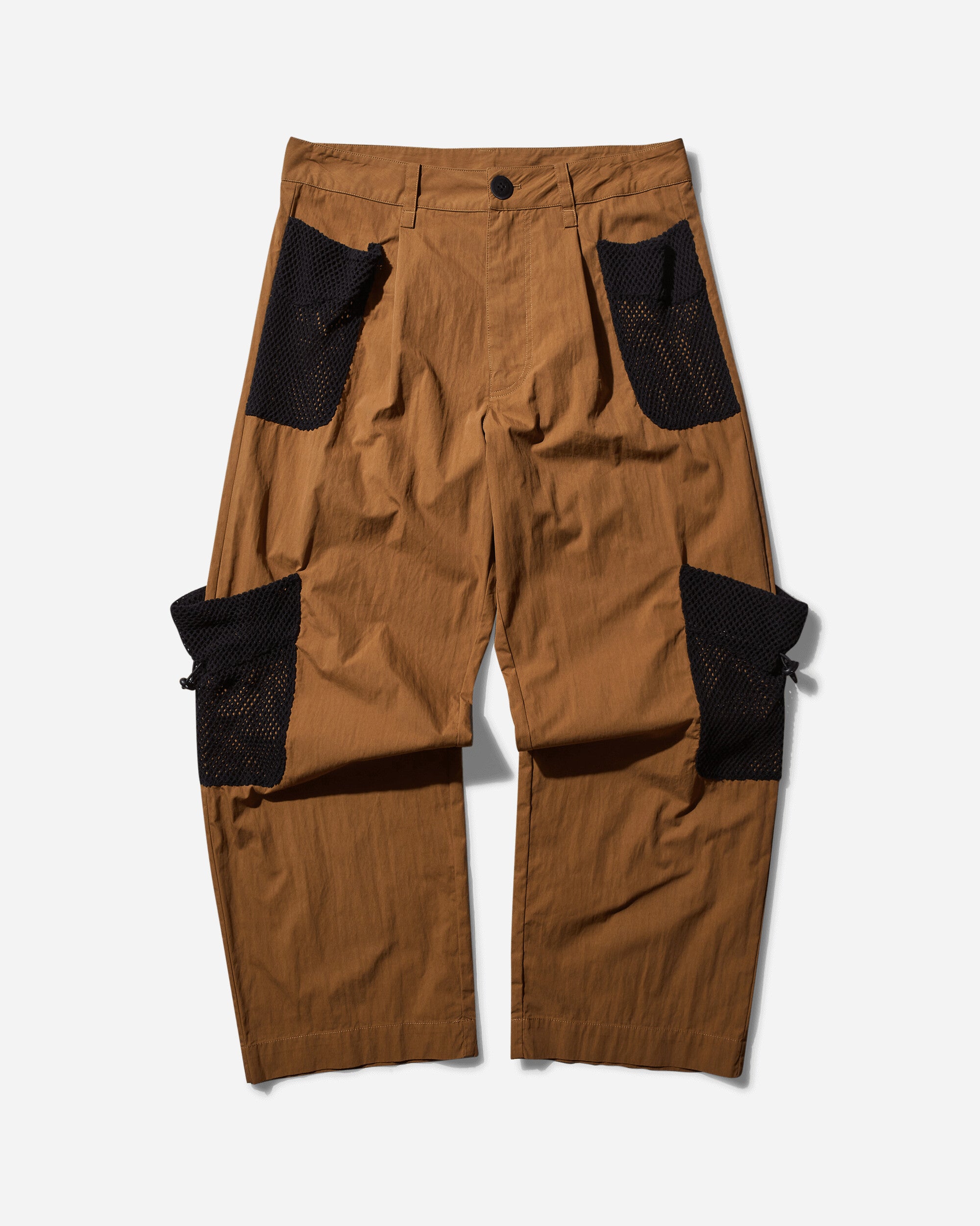 Haydenshapes Men's Net Pocket Cargo Pants Caramel