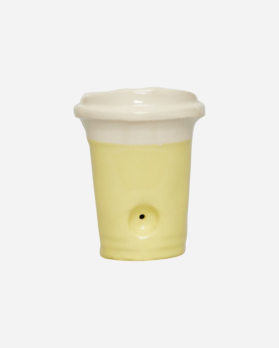 Big Bell Ceramics Cup Pipe Yellow, view 2