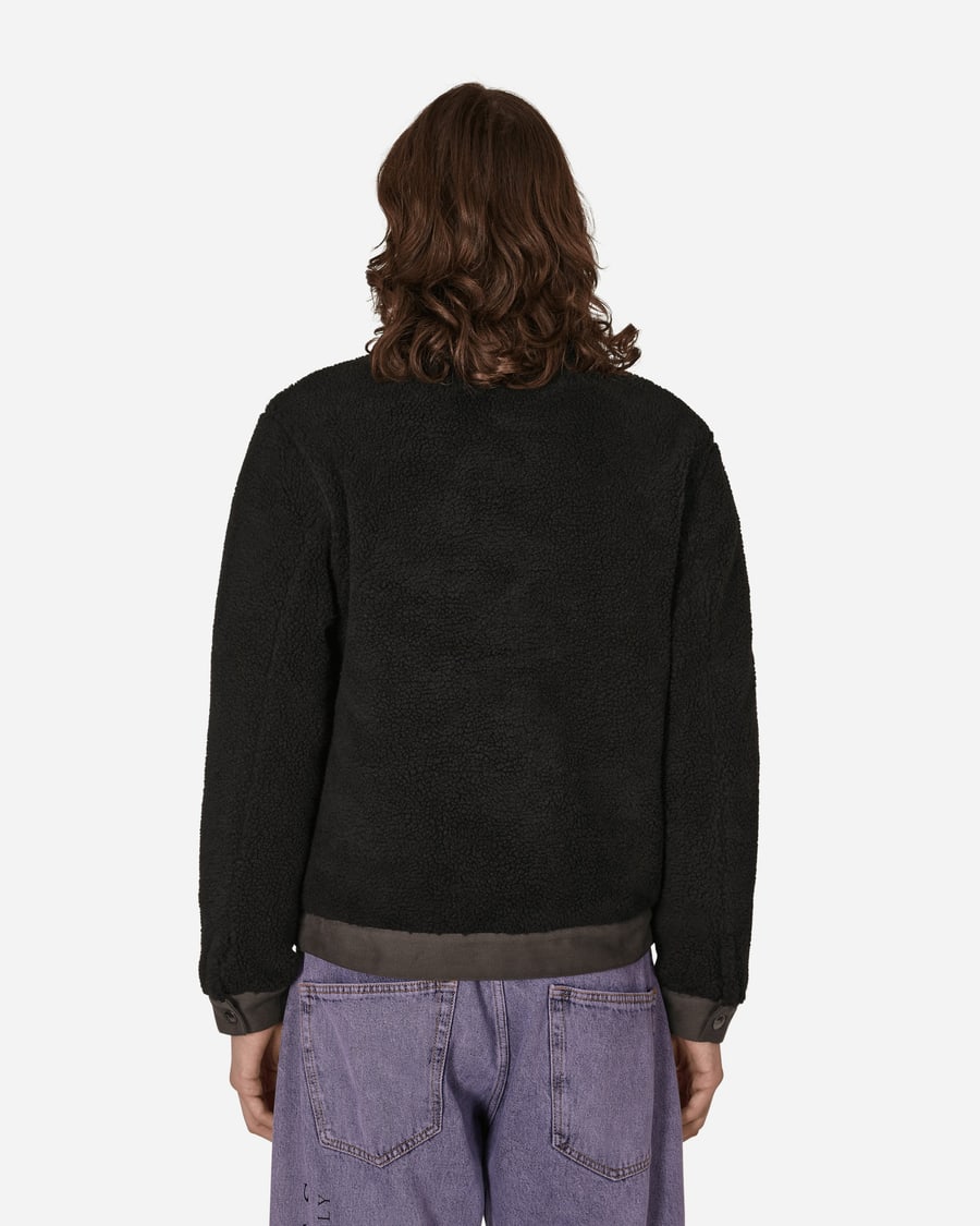 Dime Sherpa Denim Jacket Black, view 3