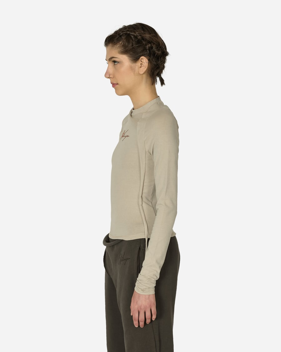 Ottolinger Deconstructed Fitted Longsleeve Top Sand, view 2