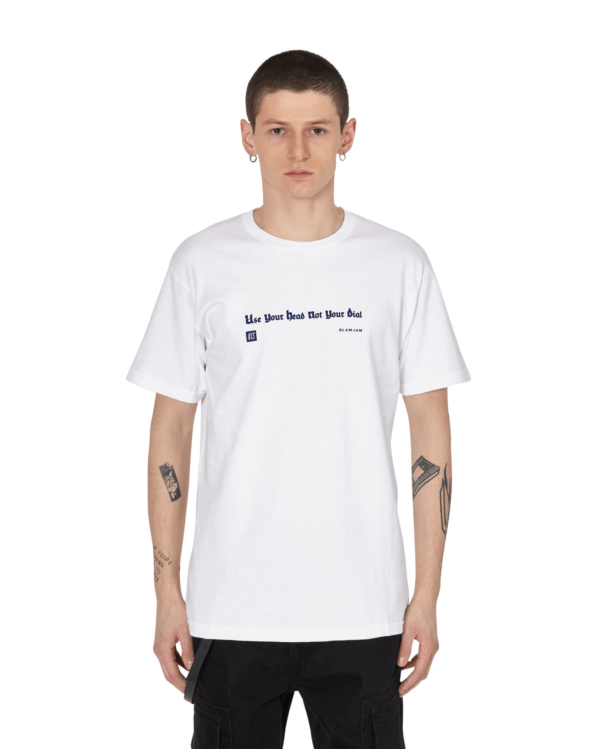 NTS Slam Jam Gremlin Tune T-Shirt White, view 2