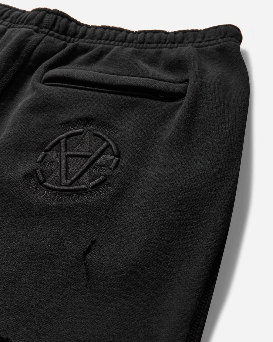 Converse Slam Jam Destroyed Sweatpants Black, view 5