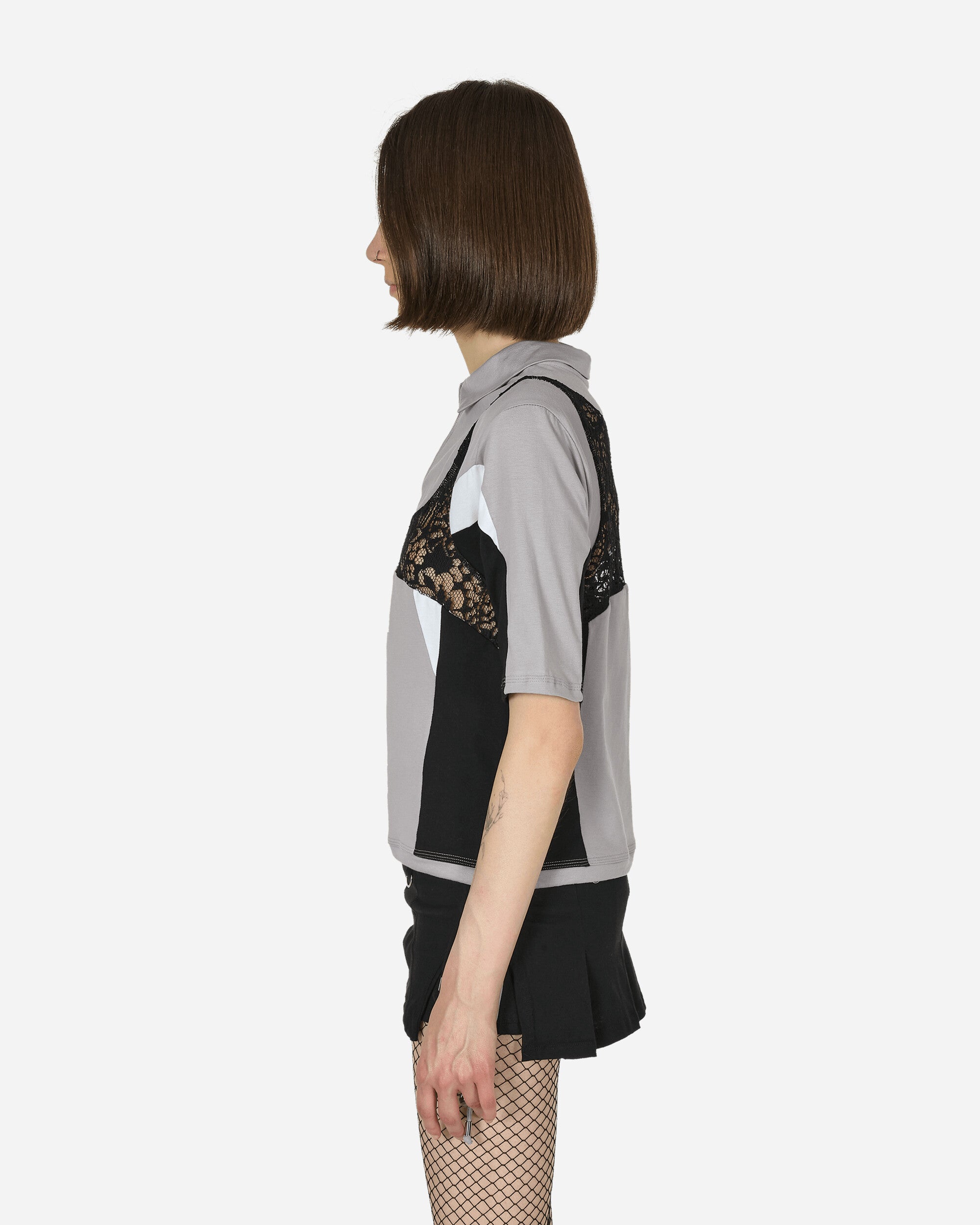 Toile Studios Plug Lace Polo Grey, view 2