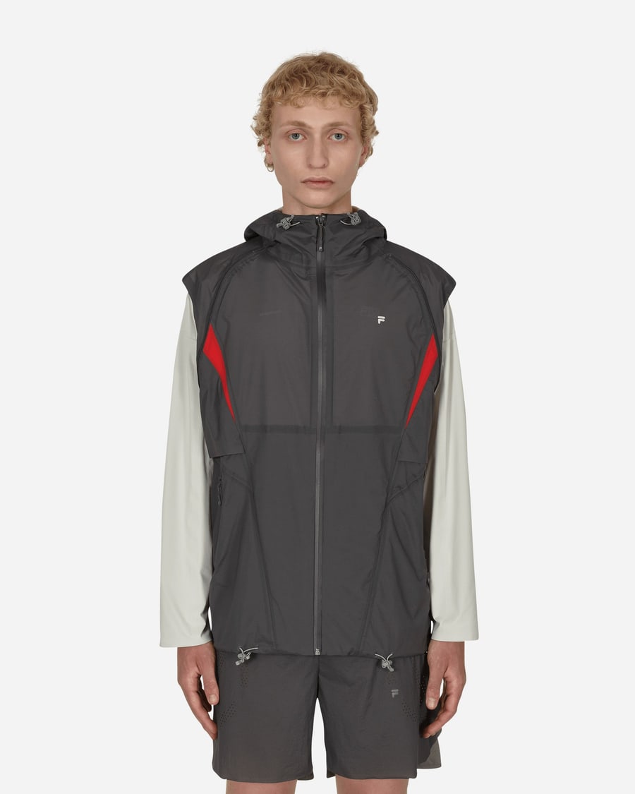 Slam Jam FILA Redefined Transformable Windbreaker Grey, view 4