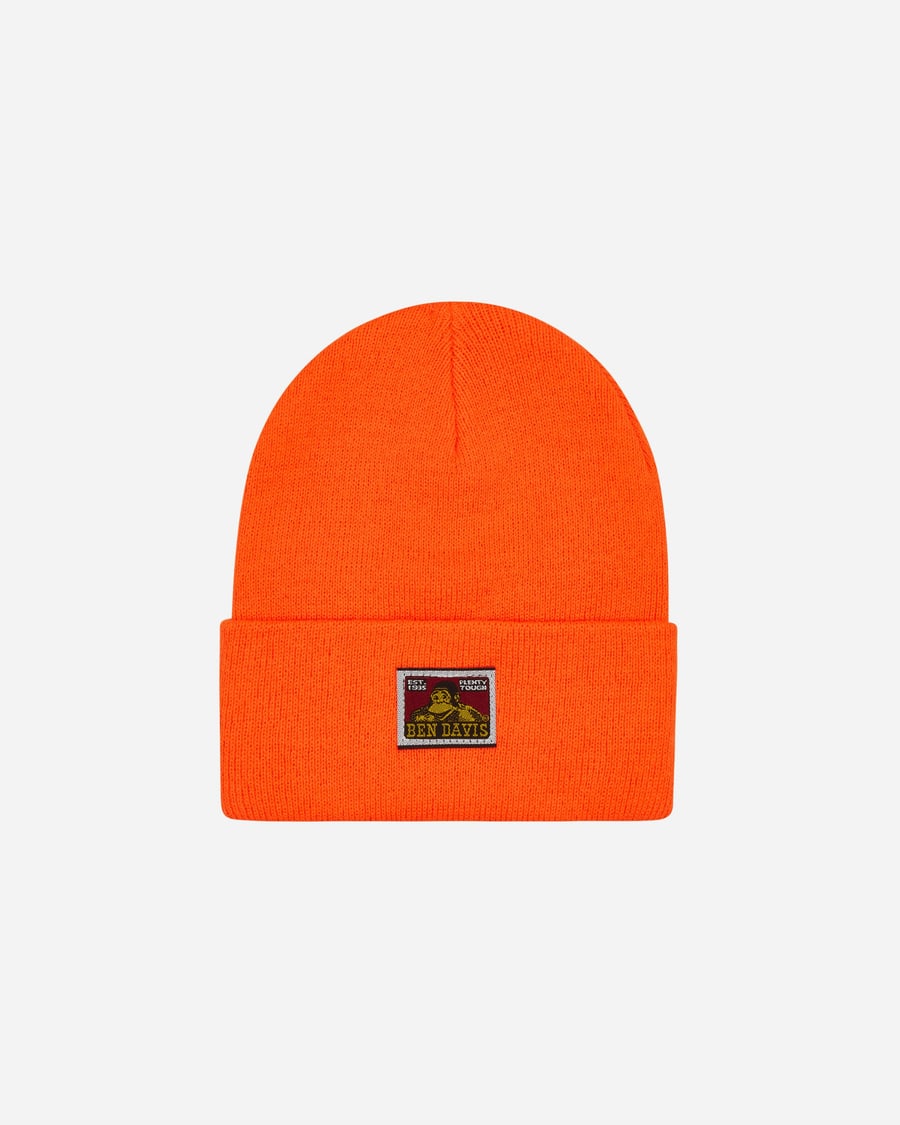 Ben Davis Logo Beanie Orange, view 2