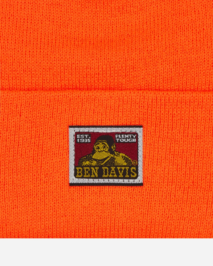 Ben Davis Logo Beanie Orange, view 4
