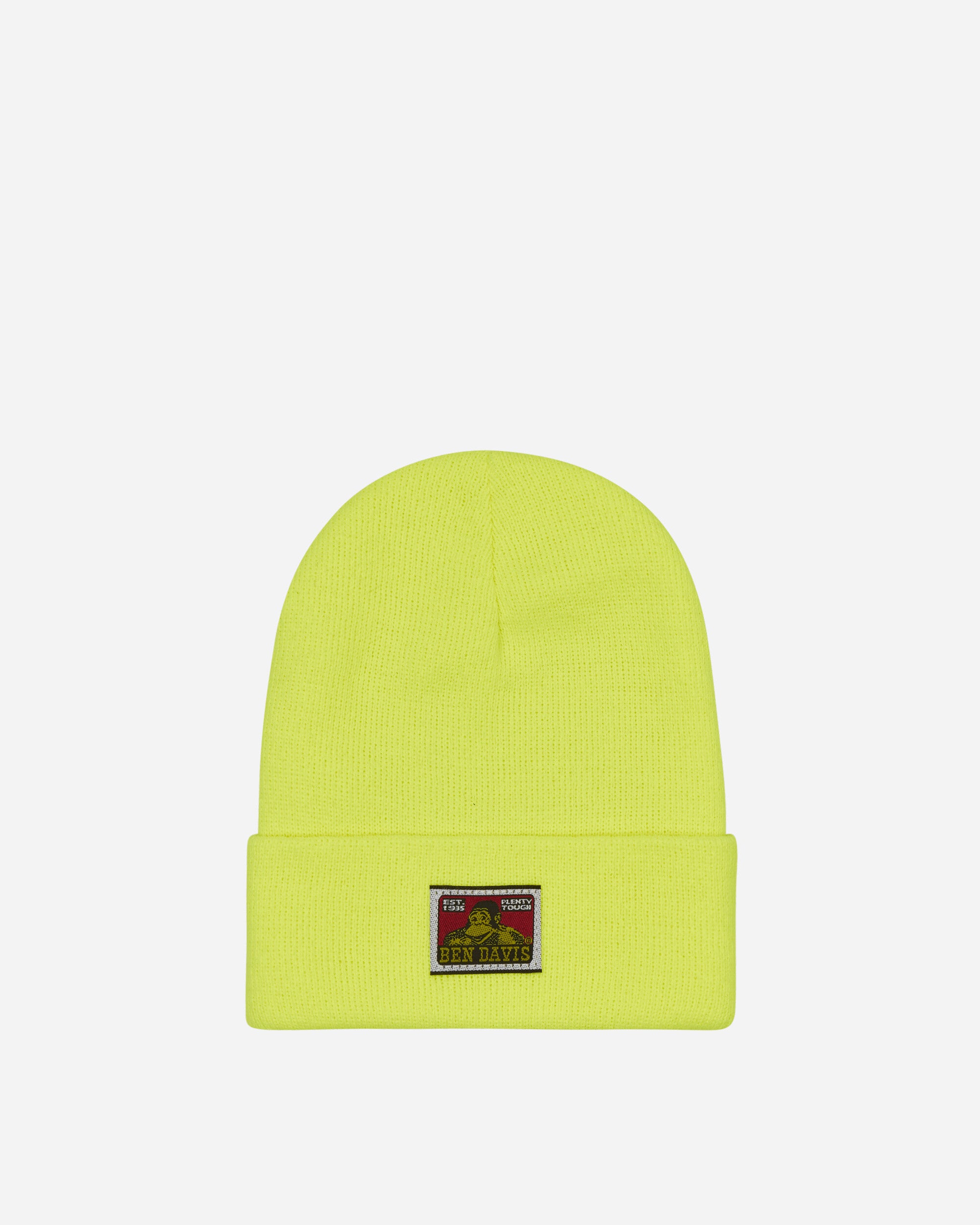Ben Davis Logo Beanie Safety Yellow