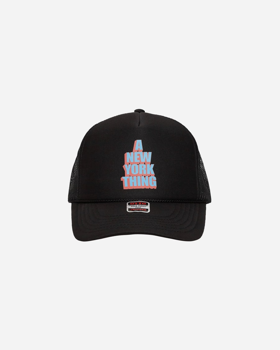 aNYthing Stacked Trucker Hat Black, view 2