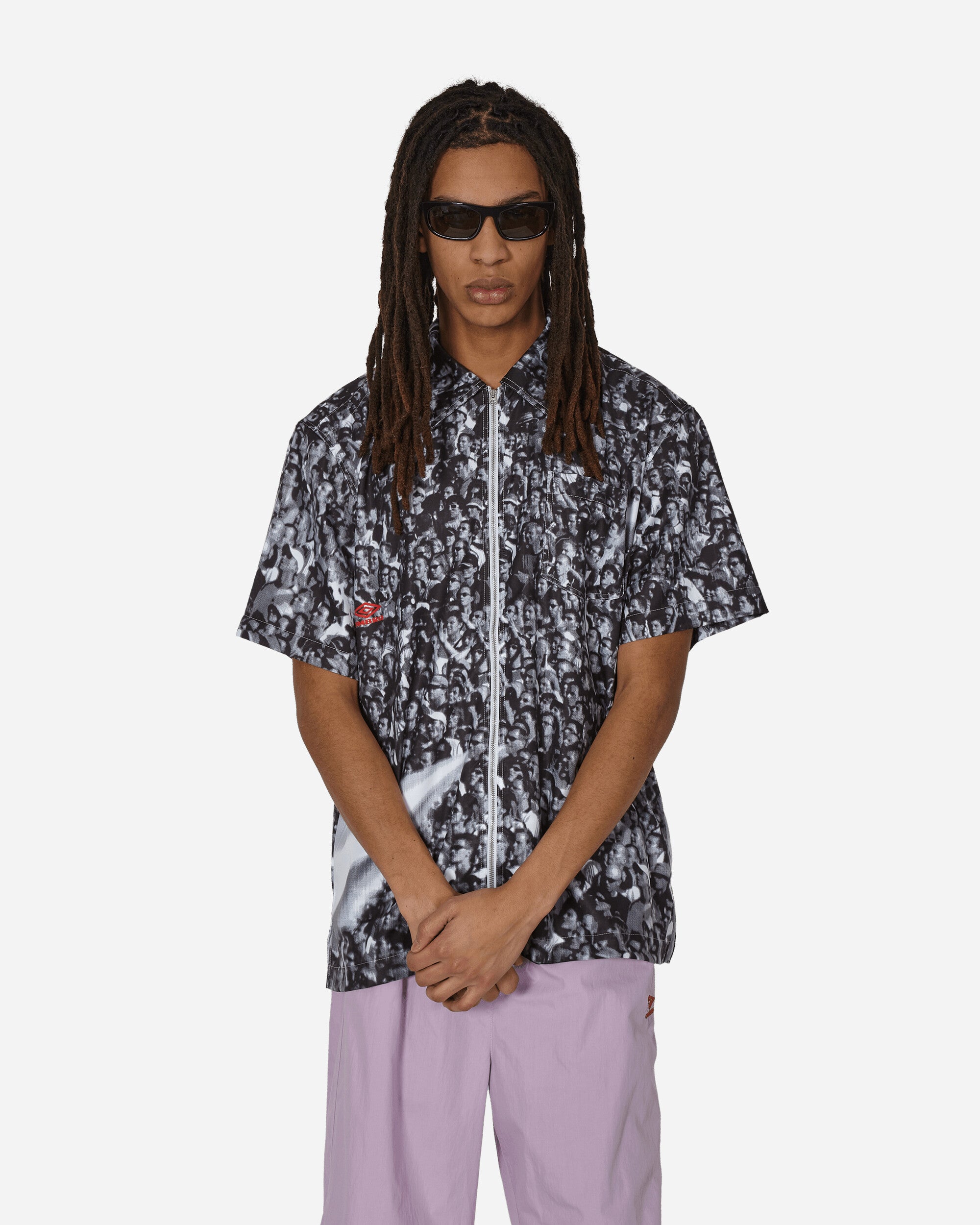 Umbro Printed Shortsleeve Shirt White / Black