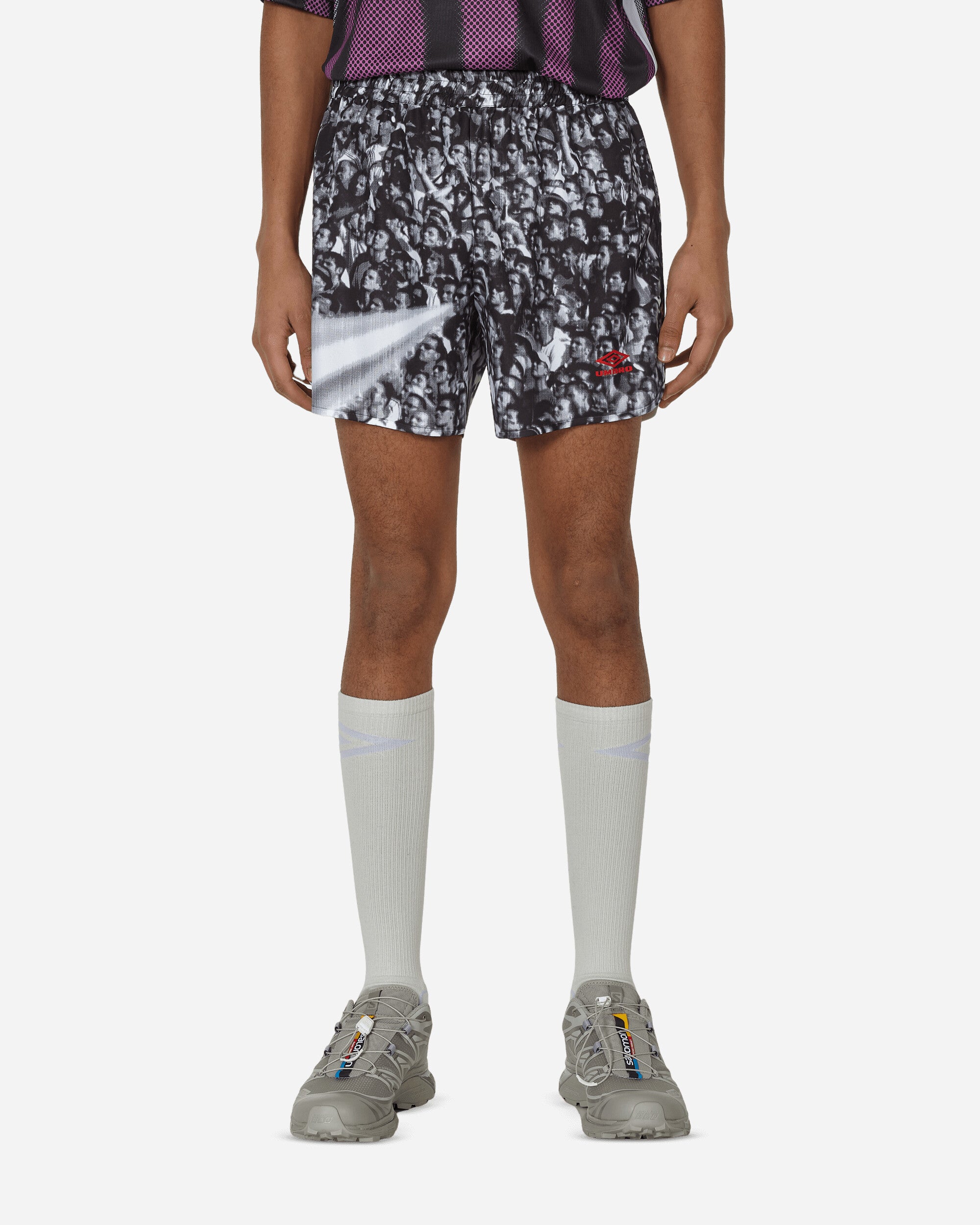 Umbro Printed Shorts White / Black
