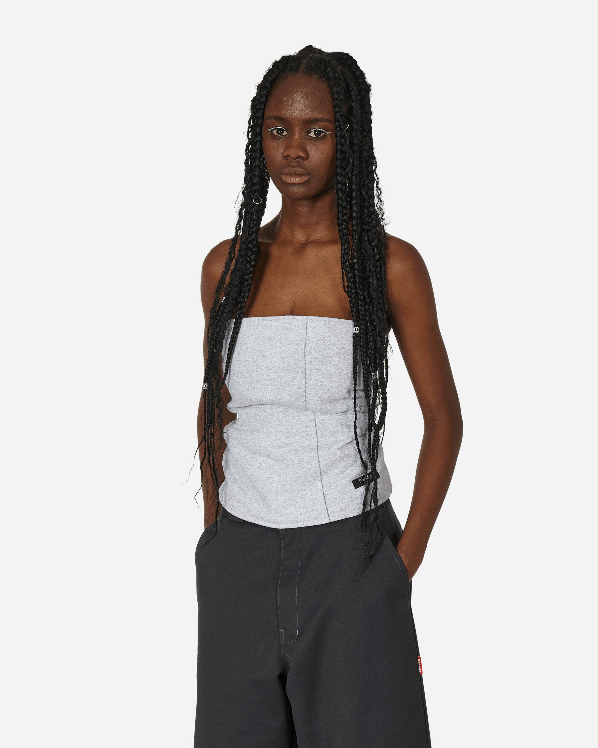Prototypes Factory Cut Off Top Grey
