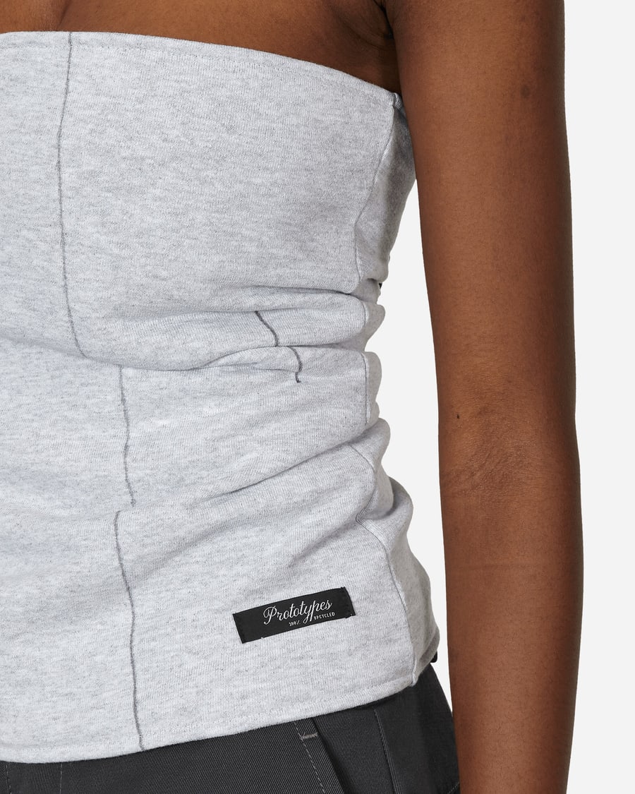Prototypes Factory Cut Off Top Grey, view 5