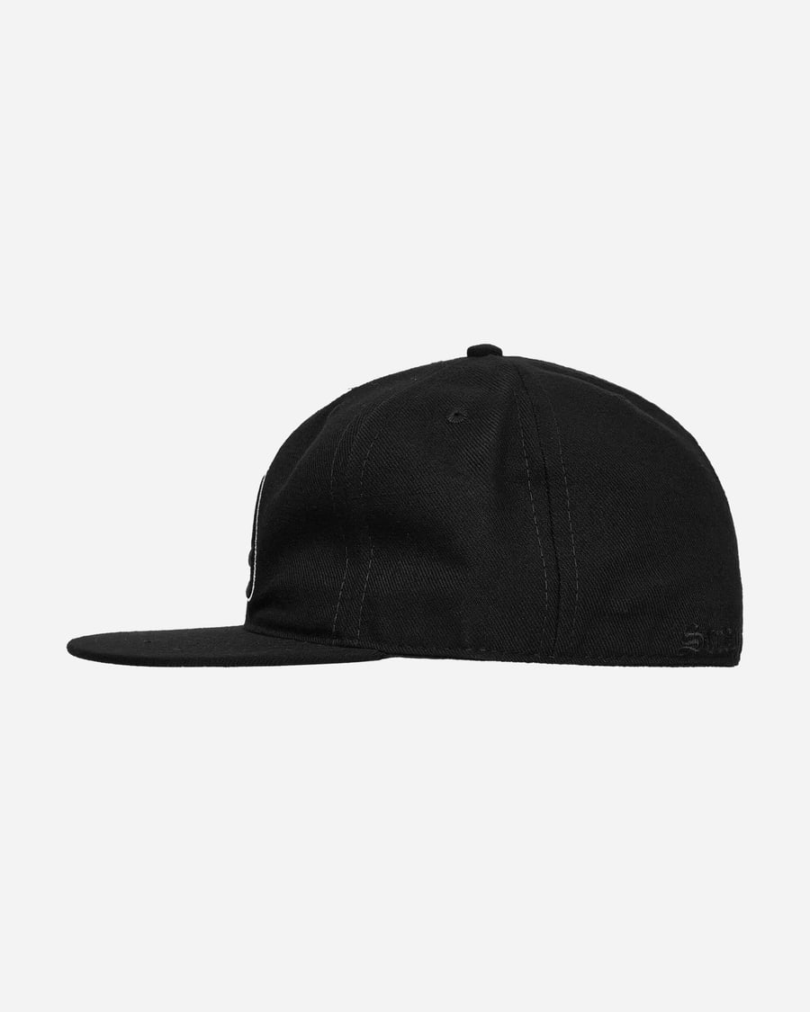 Stray Rats Rat Logo Fitted Hat Black, view 3