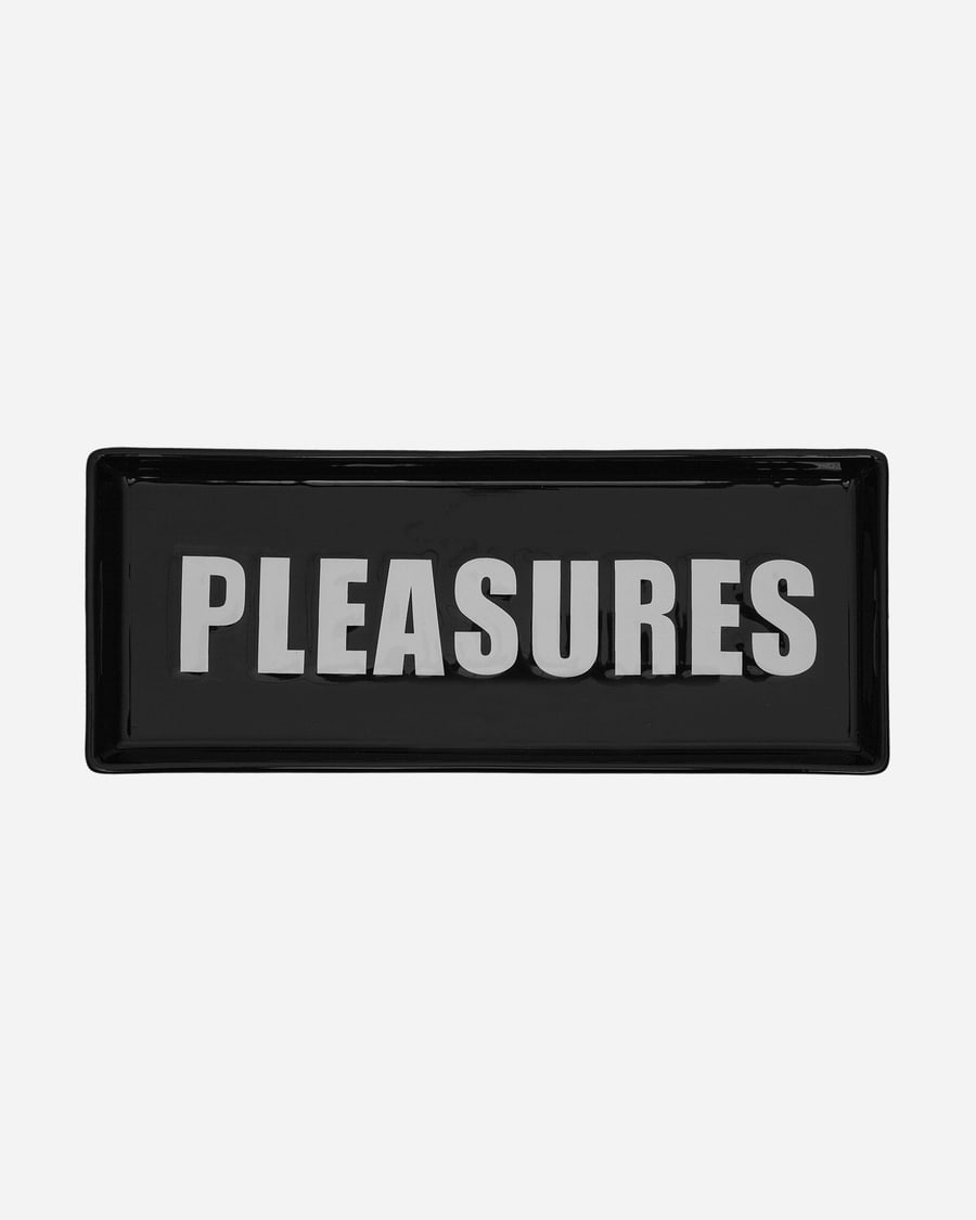 Pleasures Logo Ceramic Tray Black, view 3