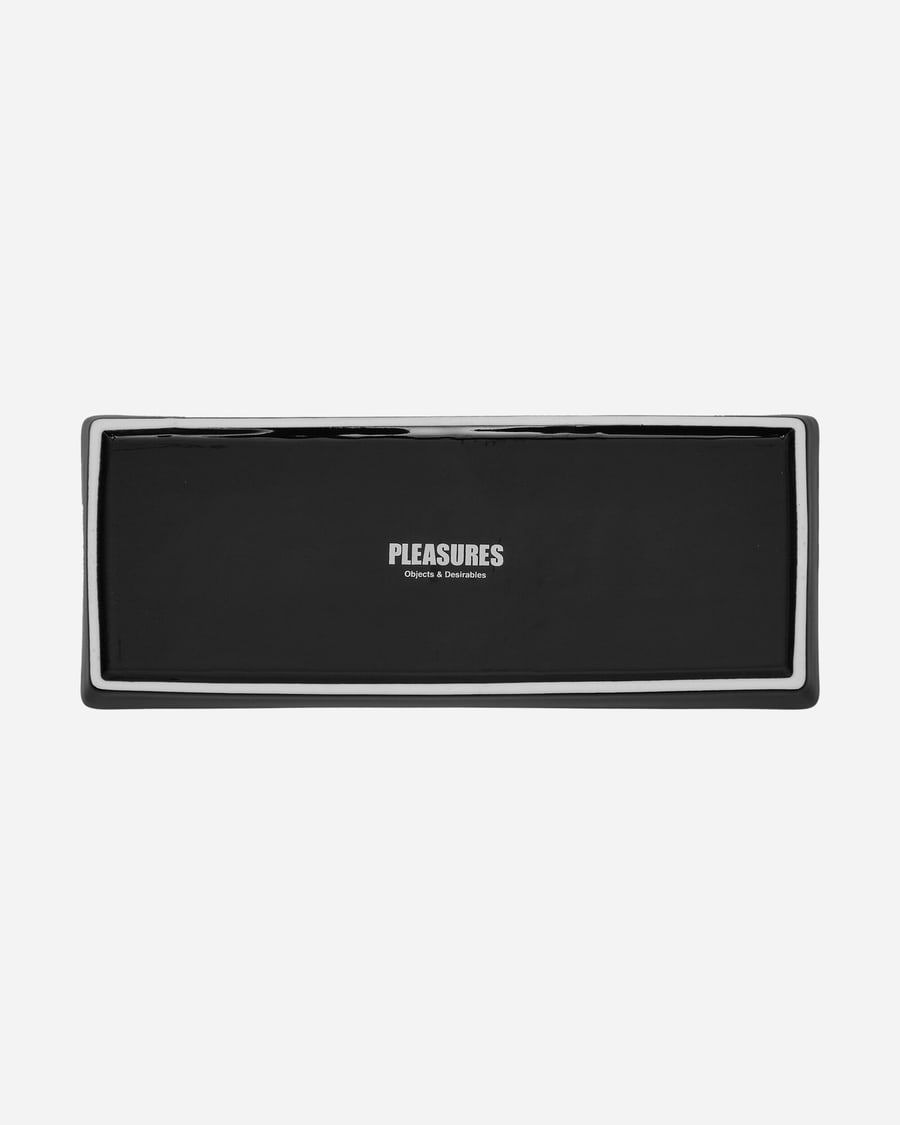 Pleasures Logo Ceramic Tray Black, view 4